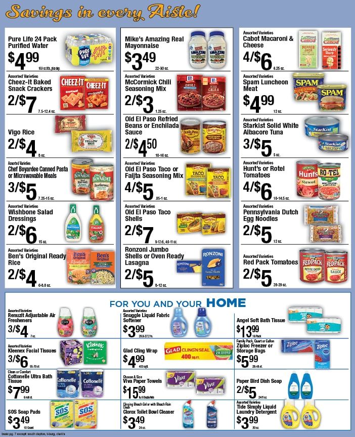 T-Burg Shur Save Weekly Ad September 6 - 12, 2026
