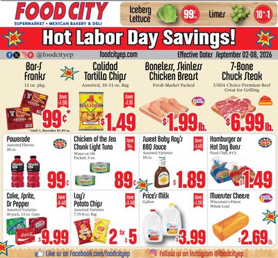 Food City Supermarkets Weekly Ad September 6 - 6, 2026