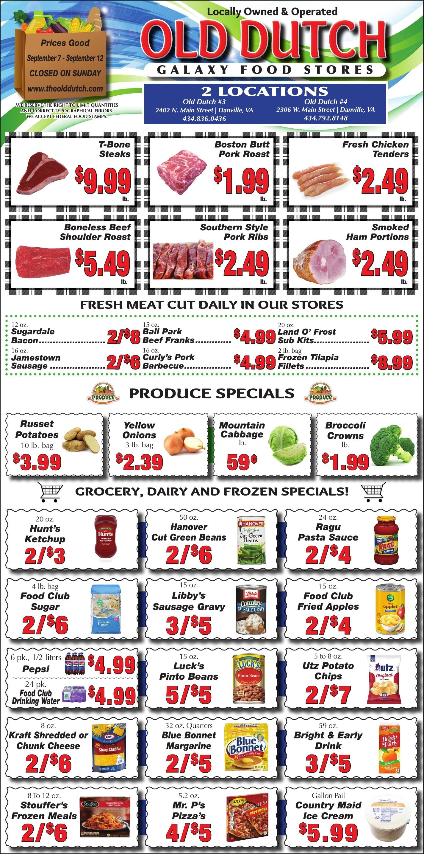 Old Dutch Supermarket Weekly Ad September 7 - 12, 2026