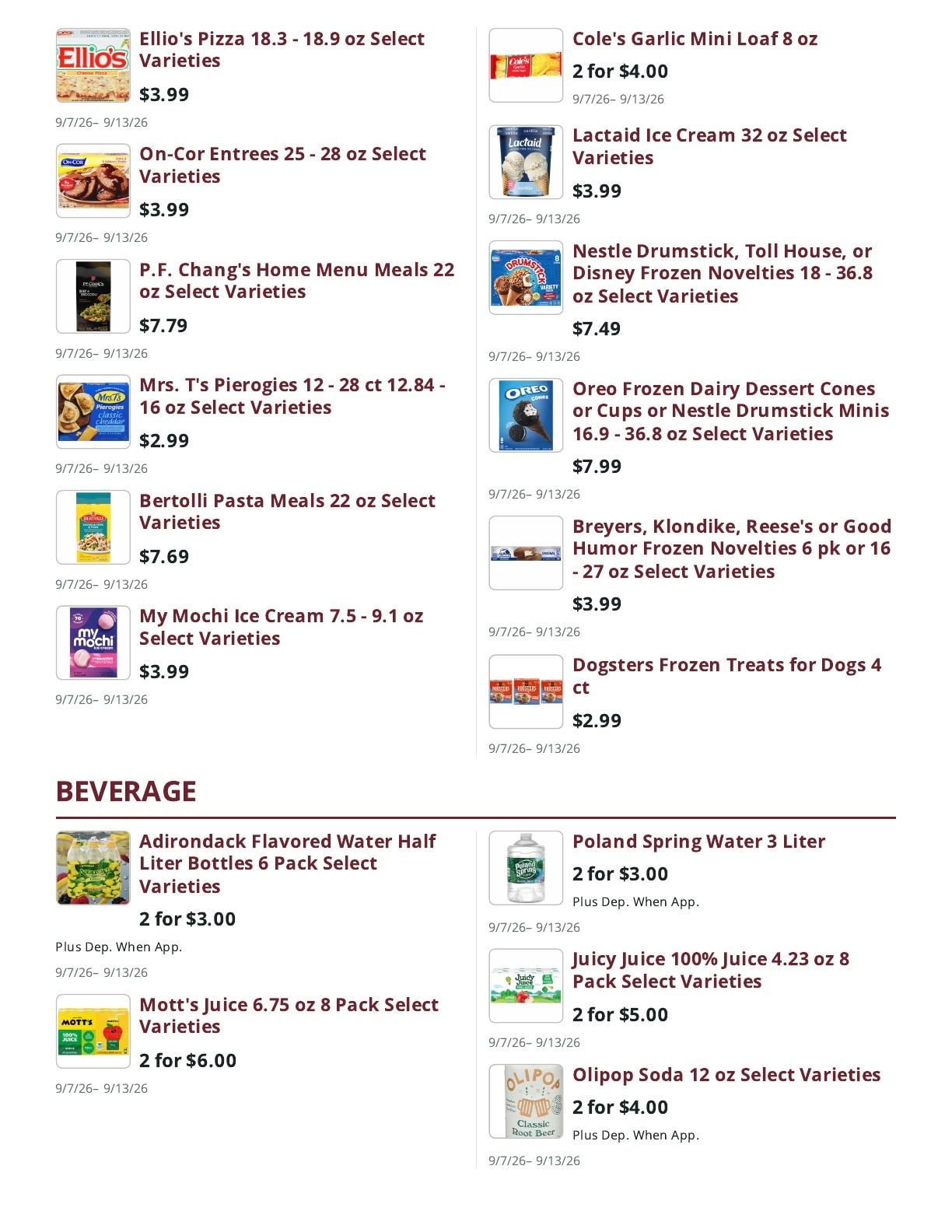 Ralph's Supermarket Weekly Ad September 7 - 13, 2026