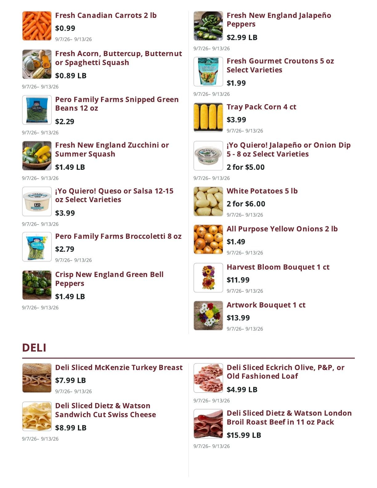 Ralph's Supermarket Weekly Ad September 7 - 13, 2026
