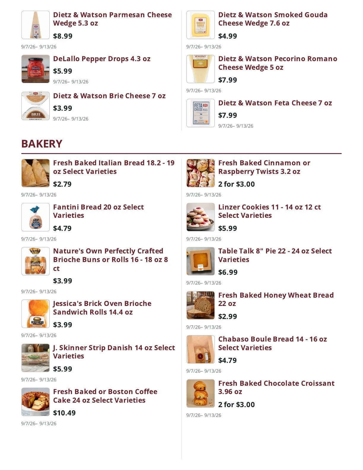 Ralph's Supermarket Weekly Ad September 7 - 13, 2026