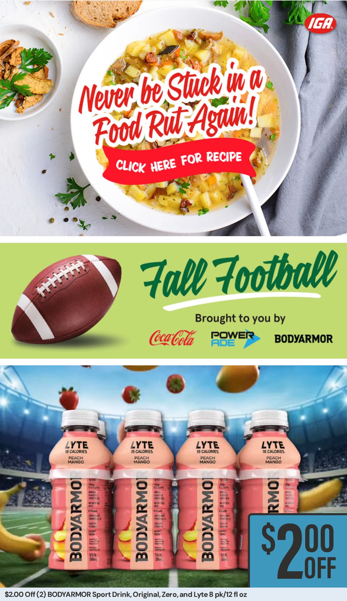 Sandy's IGA Weekly Ad September 7 - 20, 2026