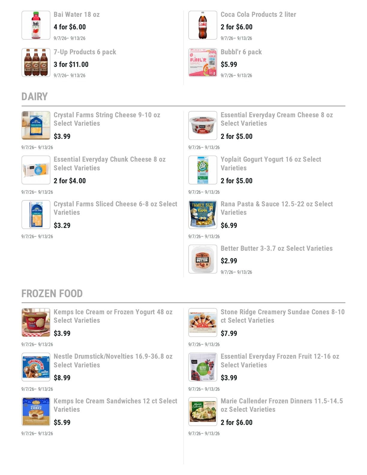 Barnesville Grocery Weekly Ad September 7 - 13, 2026
