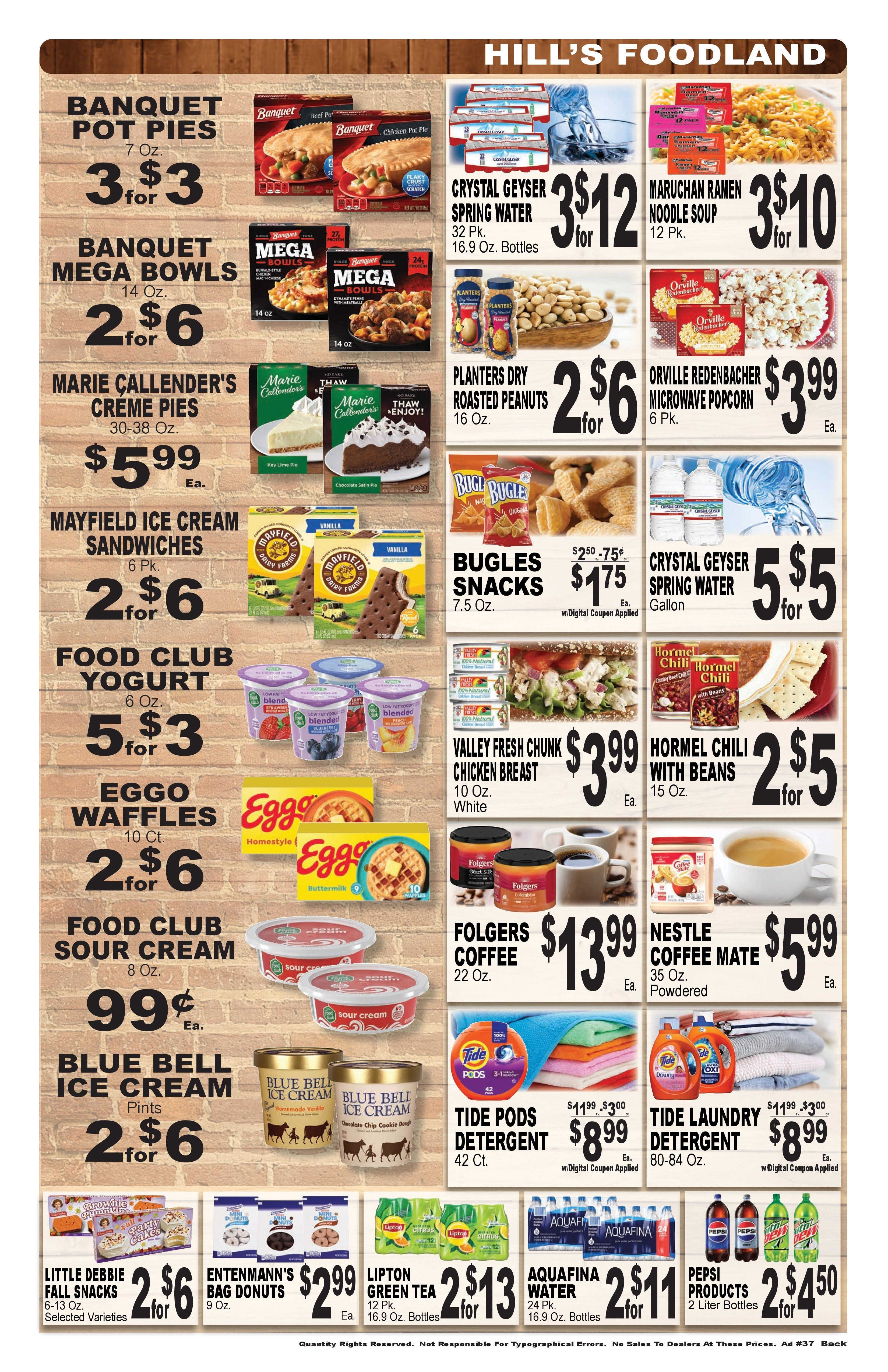 Hill's Foodland (851 Park Road, Pleasant Grove, AL) Weekly Ad September 7 - 13, 2026