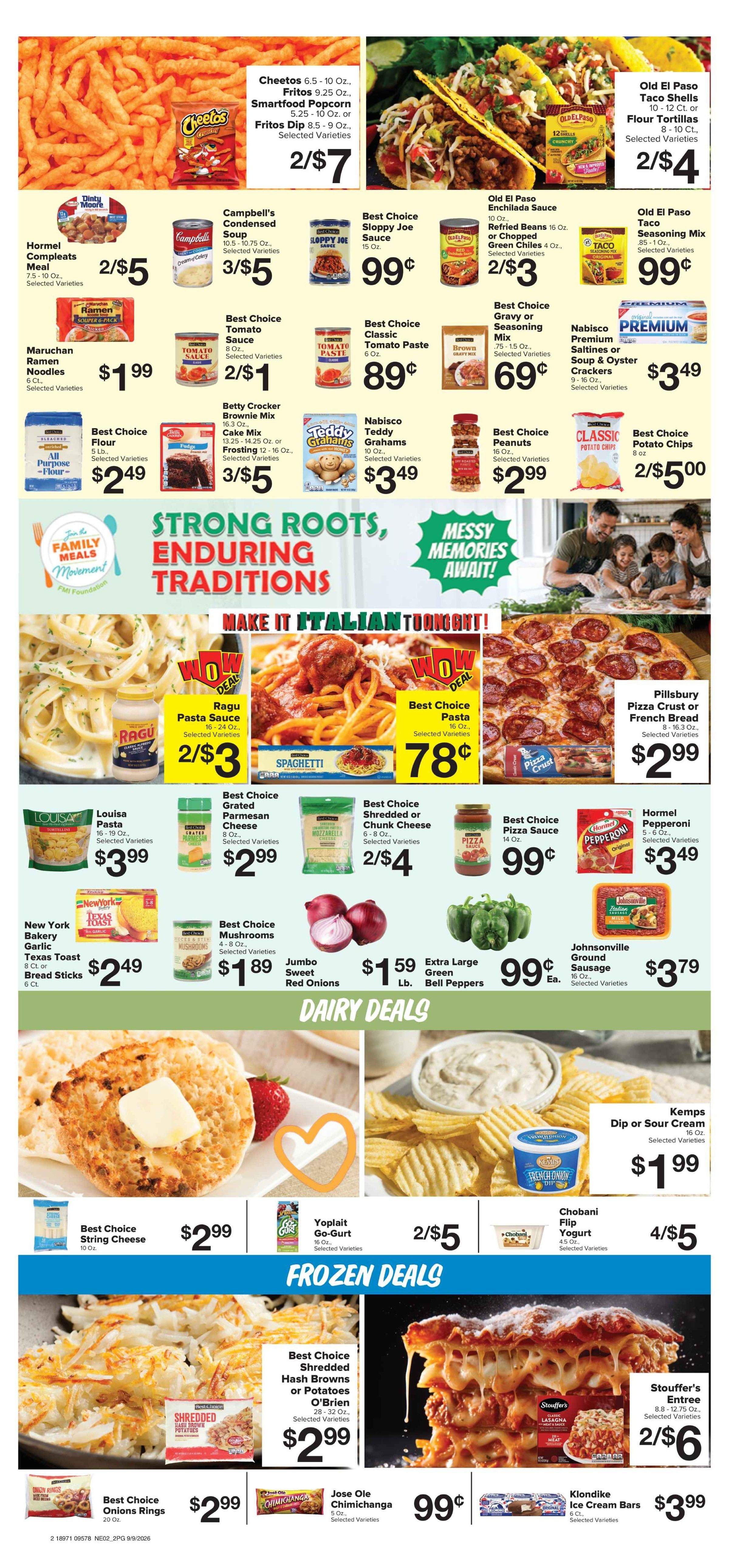 Cambridge Super Market Great Deals This Week! Weekly Ad September 7 - 12, 2026