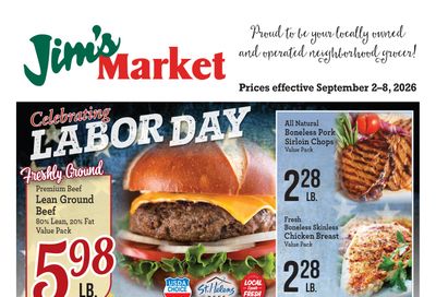 Jim's Market Weekly Ad September 2 - 8, 2026
