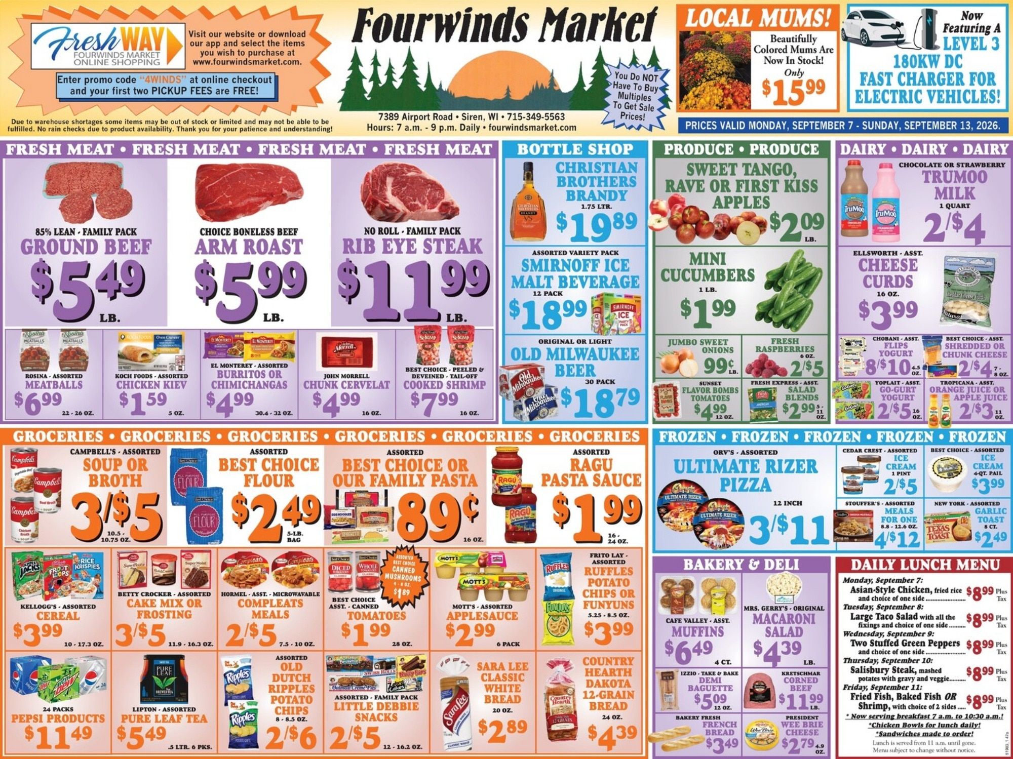 Fourwinds Market Weekly Ad September 7 - 13, 2026