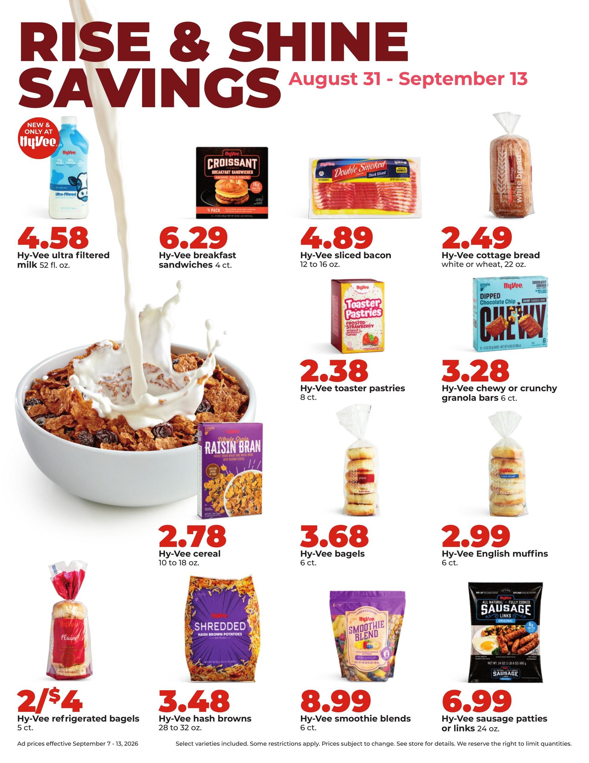 Hy-Vee (Bruning Area, NE) Weekly Ad September 7 - 13, 2026