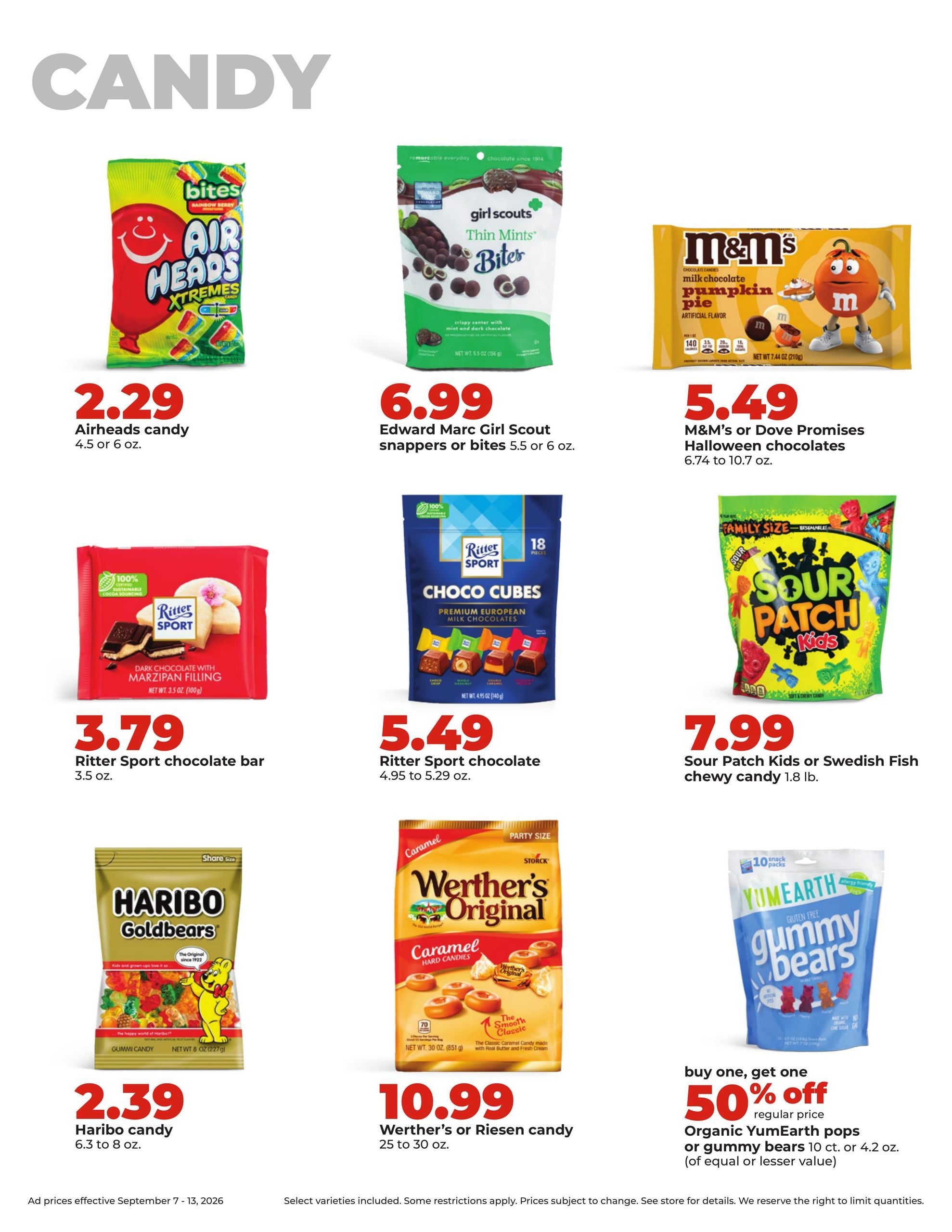 Hy-Vee (Bruning Area, NE) Weekly Ad September 7 - 13, 2026