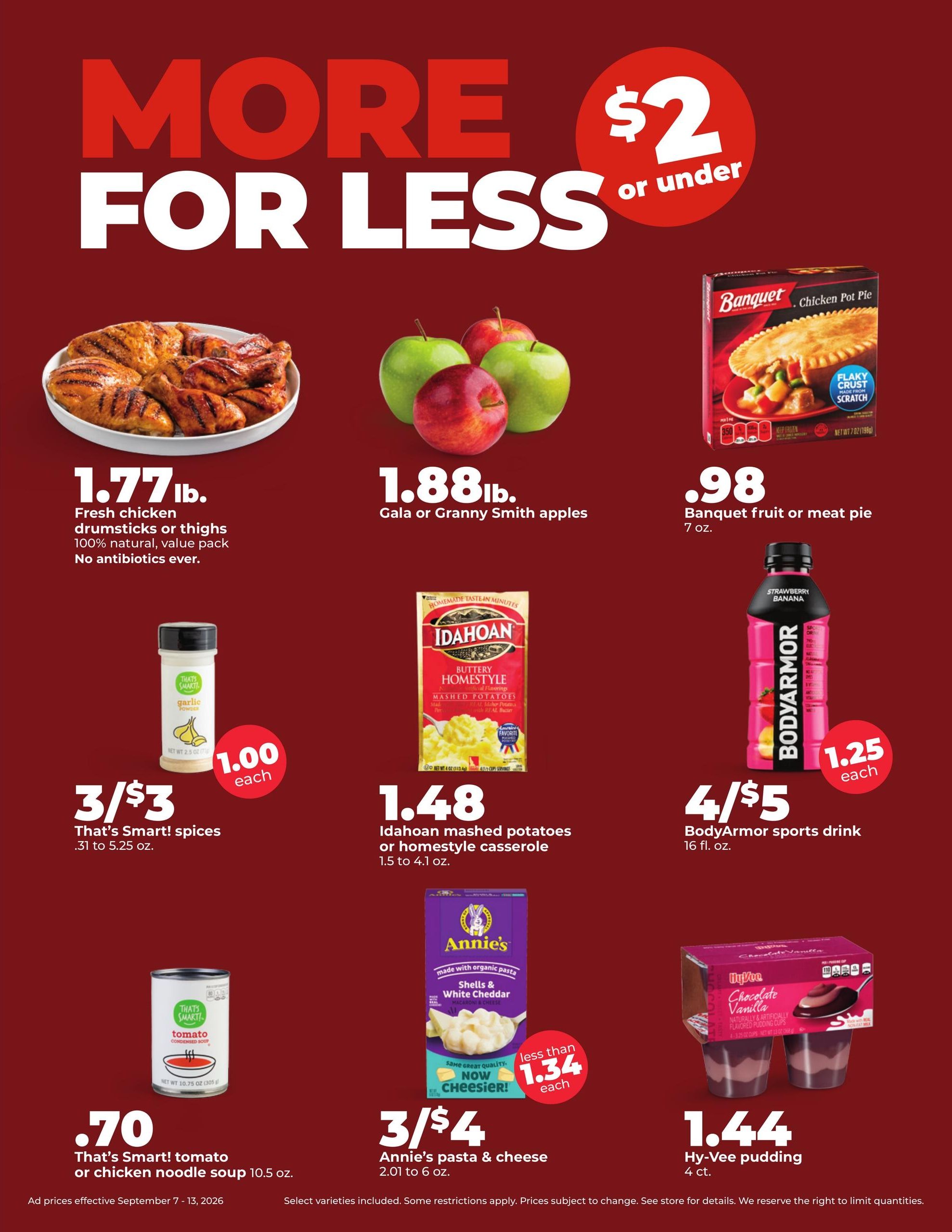 Hy-Vee (Bruning Area, NE) Weekly Ad September 7 - 13, 2026