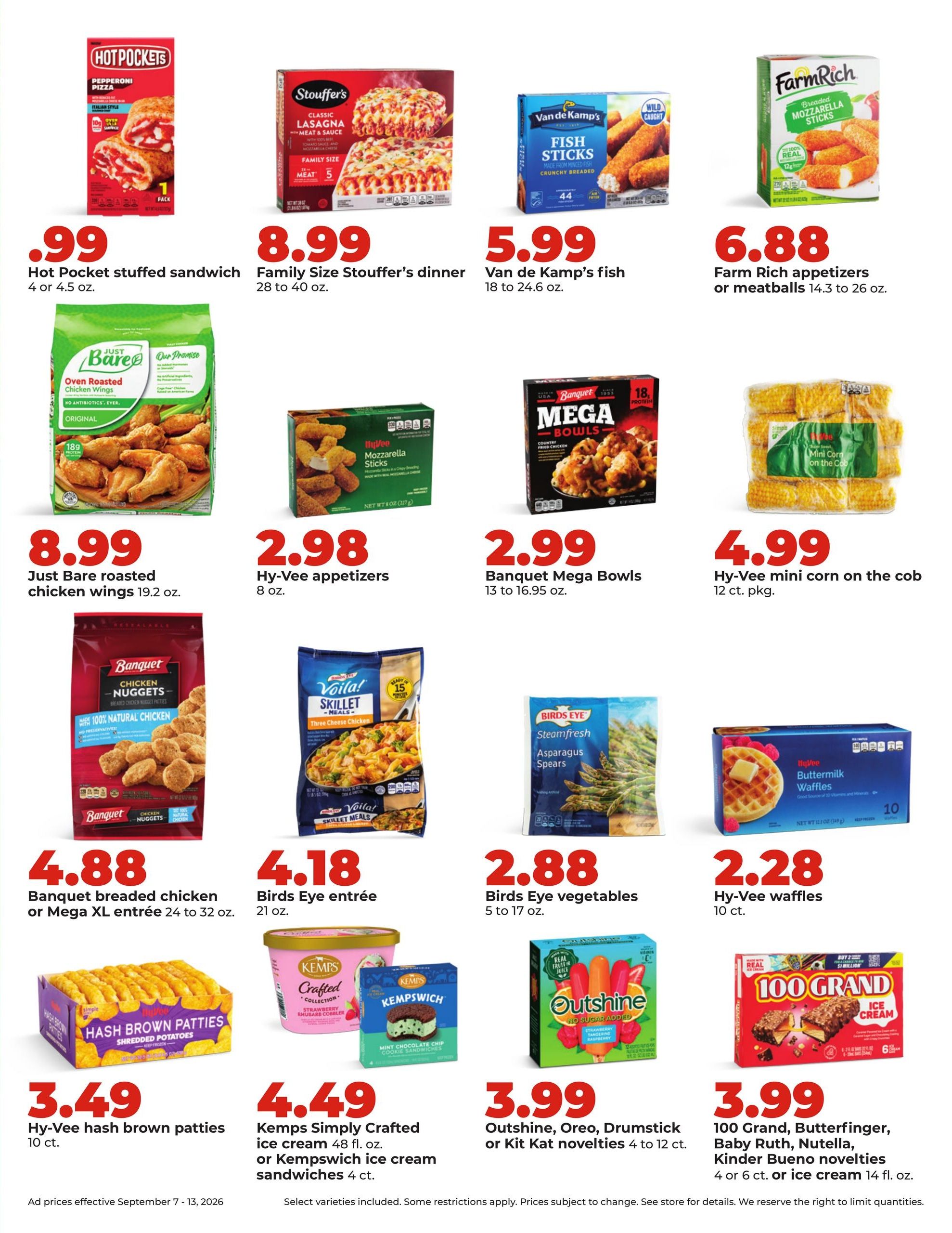 Hy-Vee (Bruning Area, NE) Weekly Ad September 7 - 13, 2026