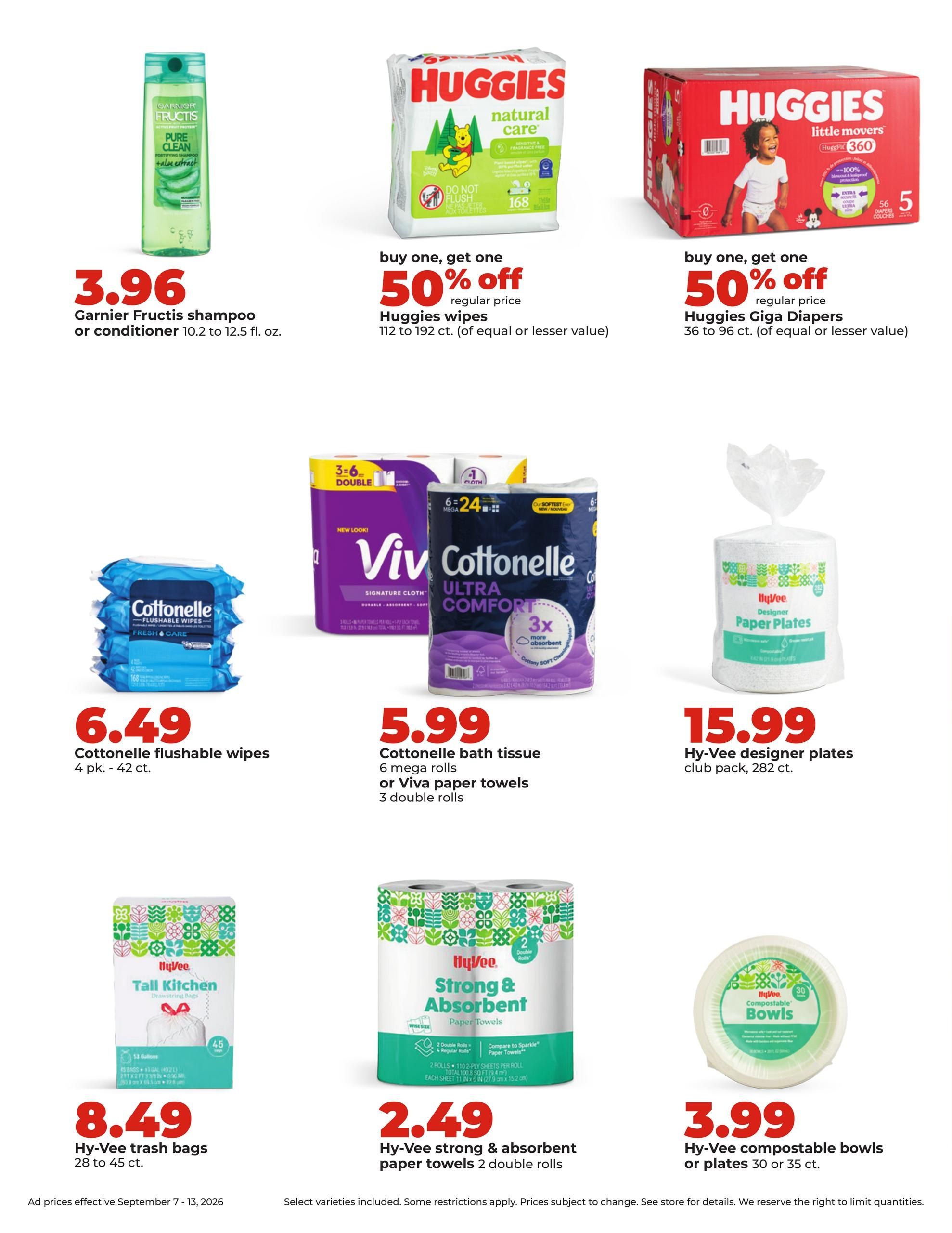 Hy-Vee (Bruning Area, NE) Weekly Ad September 7 - 13, 2026