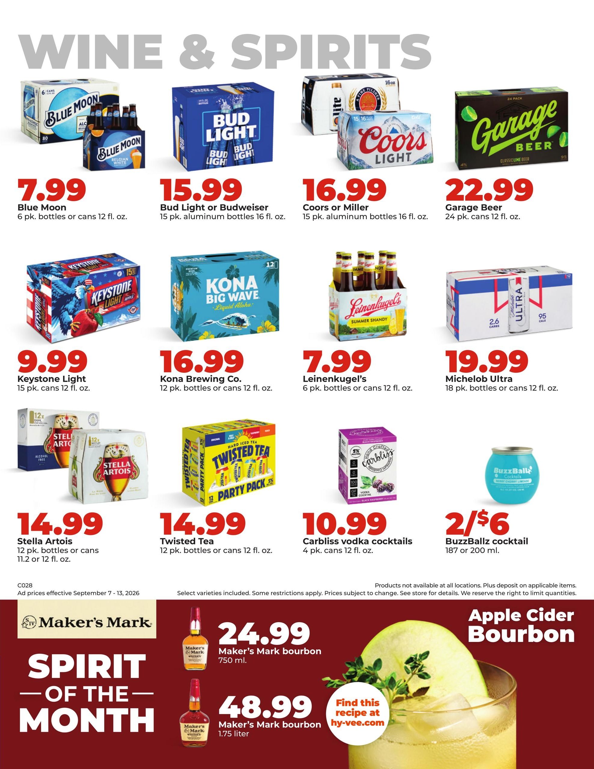 Hy-Vee (Bruning Area, NE) Weekly Ad September 7 - 13, 2026