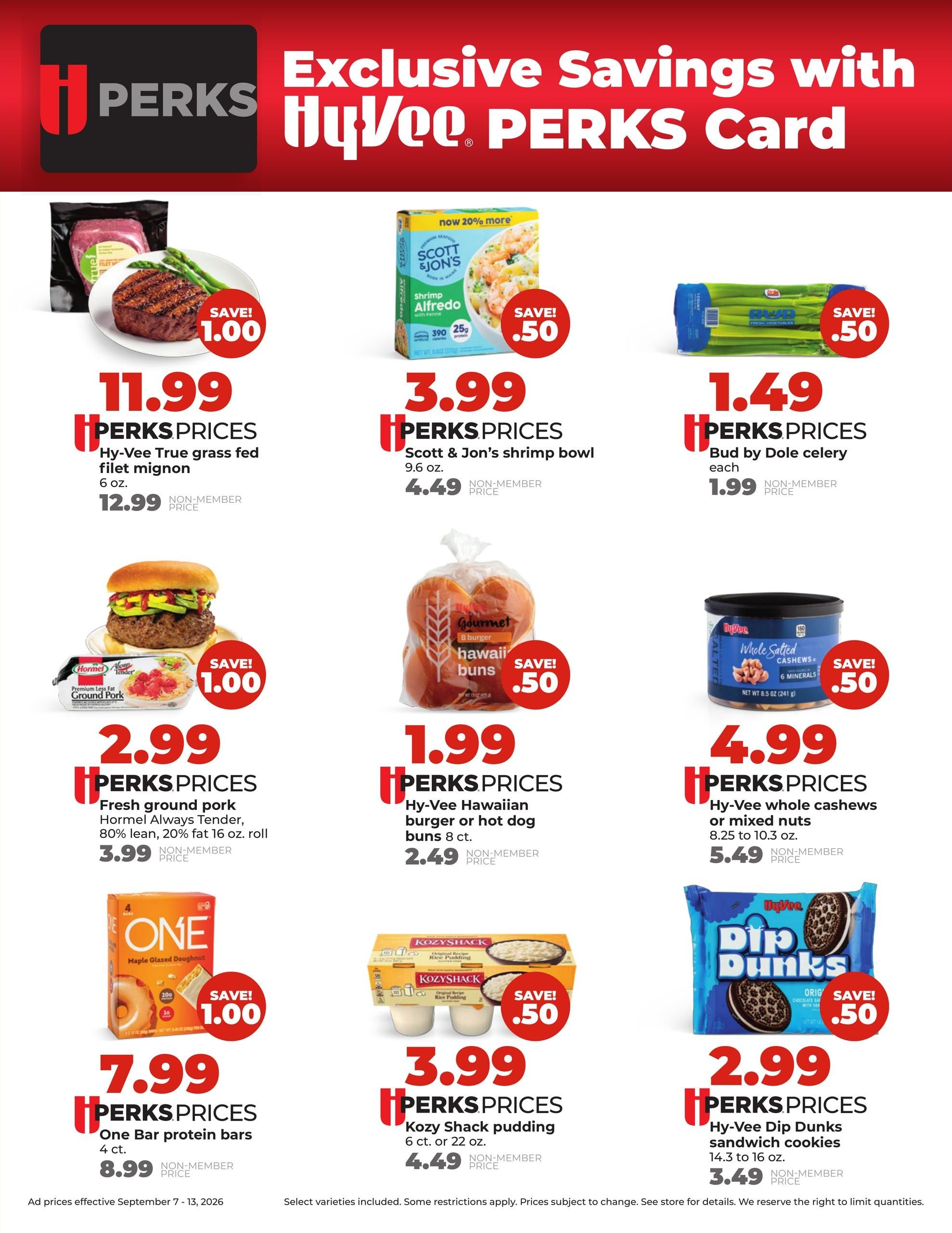 Hy-Vee (Bruning Area, NE) Weekly Ad September 7 - 13, 2026