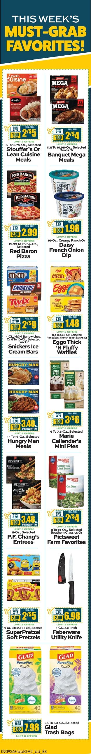 Ken's IGA Weekly Ad September 7 - 13, 2026