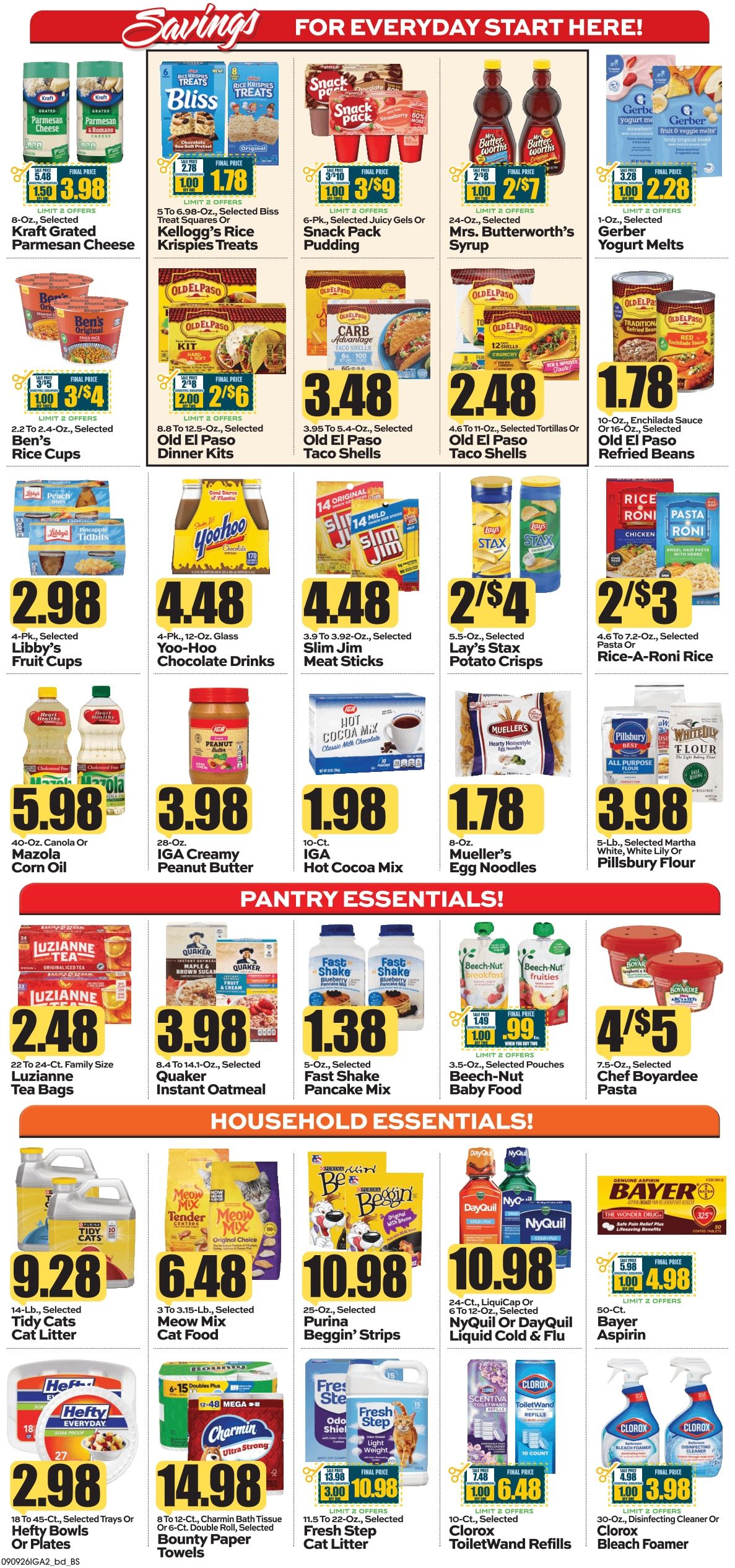 Ken's IGA Weekly Ad September 7 - 13, 2026