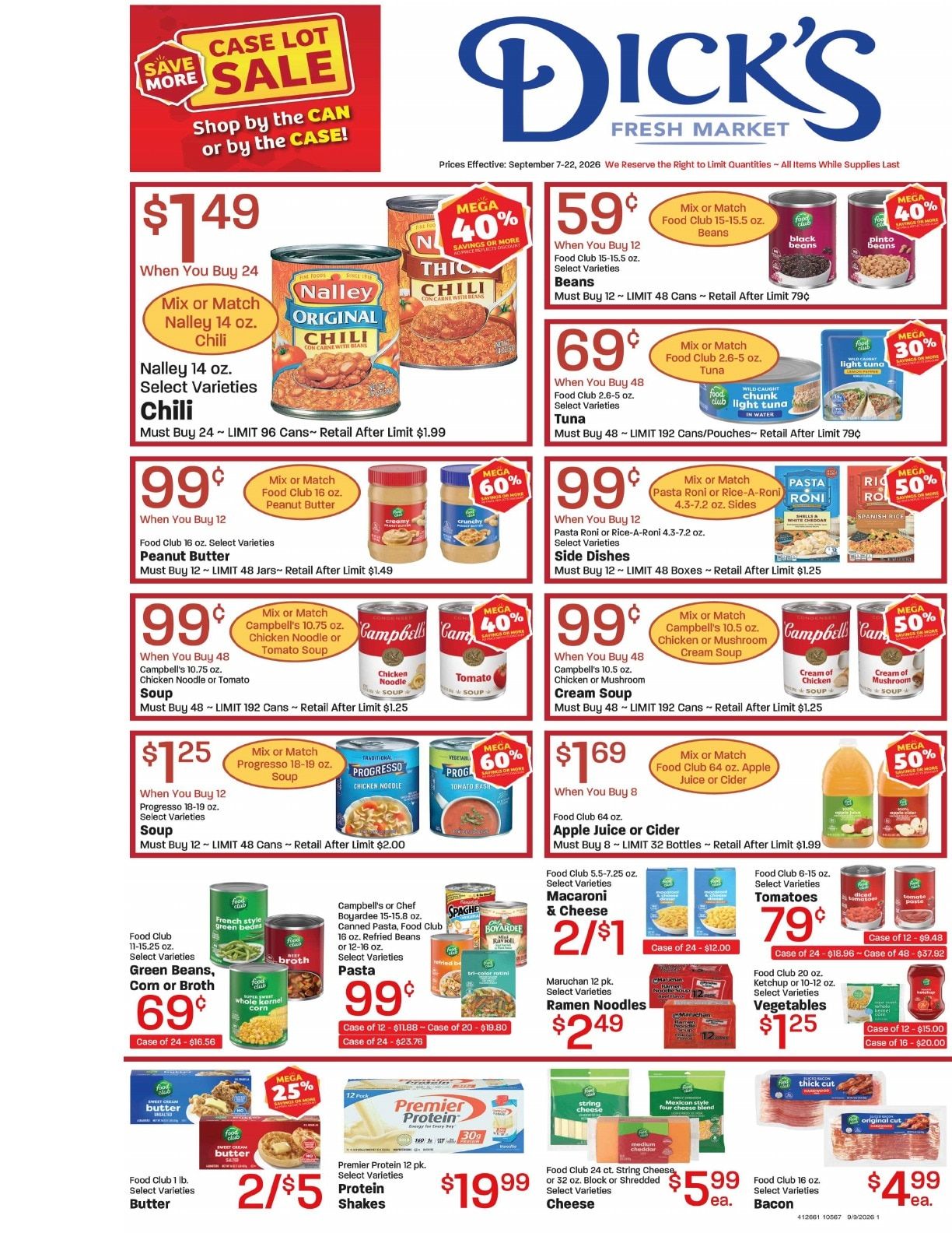 Dick's Market (Bountiful, UT) Weekly Ad September 7 - 22, 2026