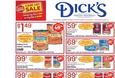 Dick's Market (Bountiful, UT) Weekly Ad September 7 - 22, 2026