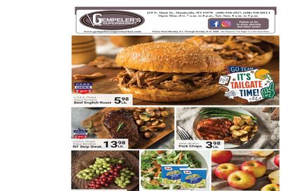 Gempeler's Supermarket Weekly Ad September 7 - 13, 2026