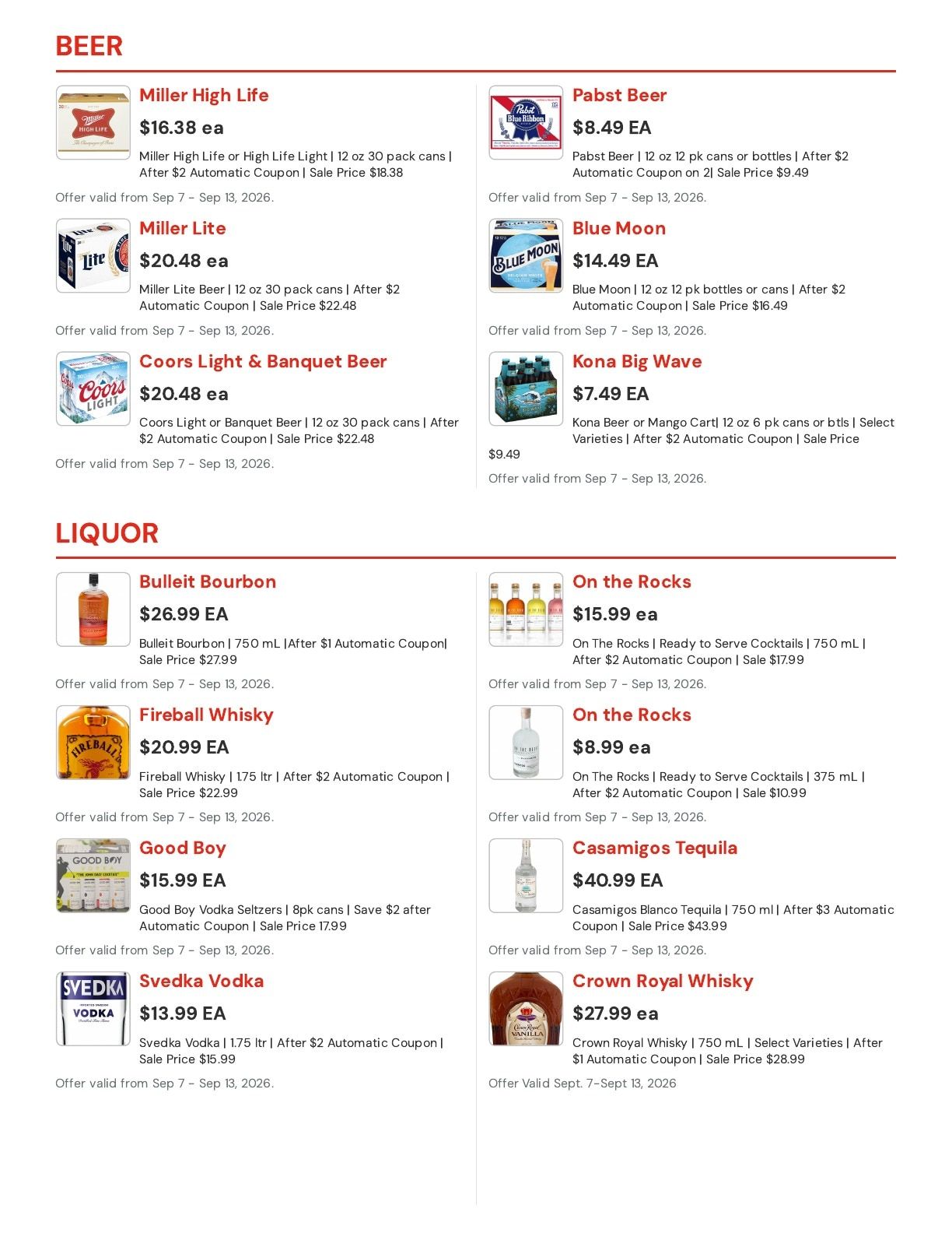 Hansen's IGA (East Troy, WI) Weekly Ad September 7 - 13, 2026