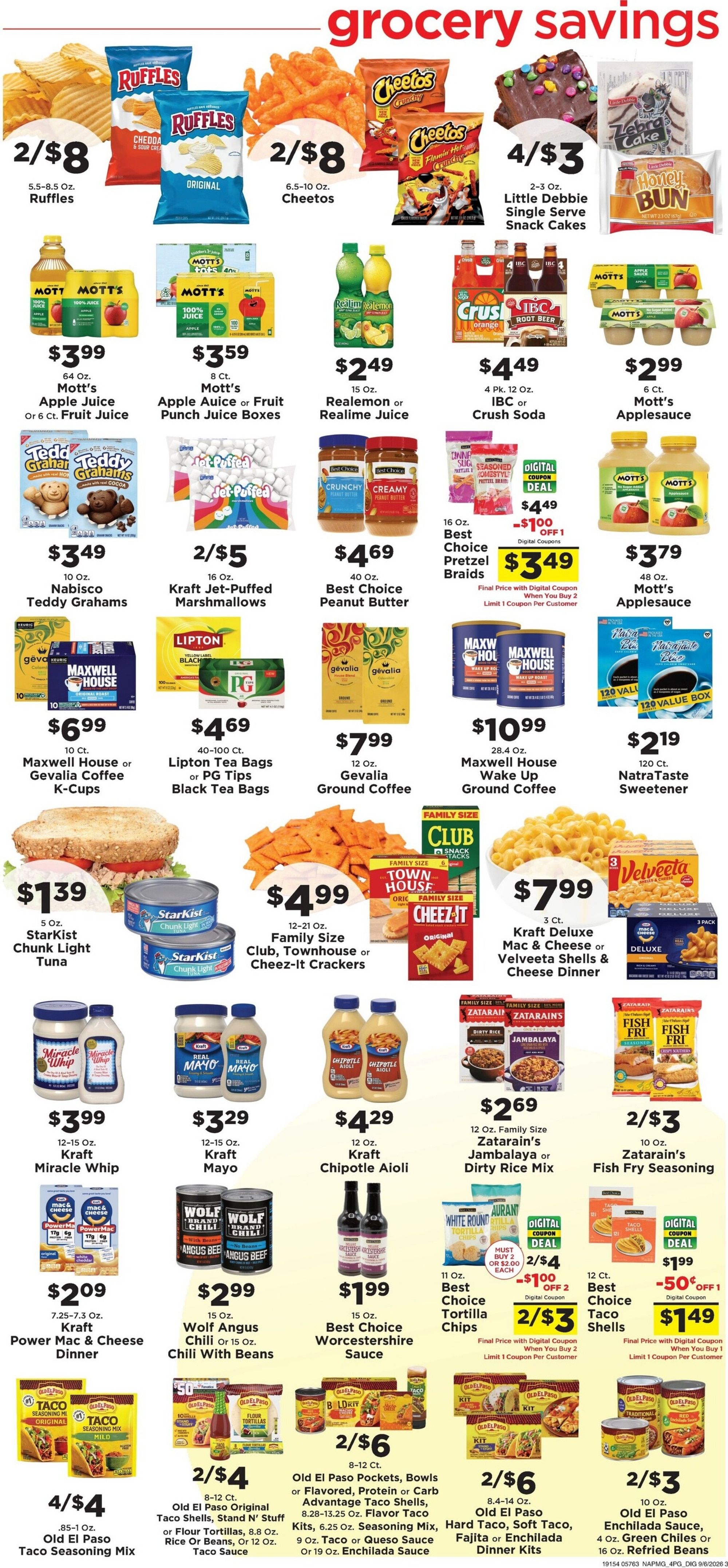 Taylorsville Country Mart Weekly Ad September 7 - 13, 2026