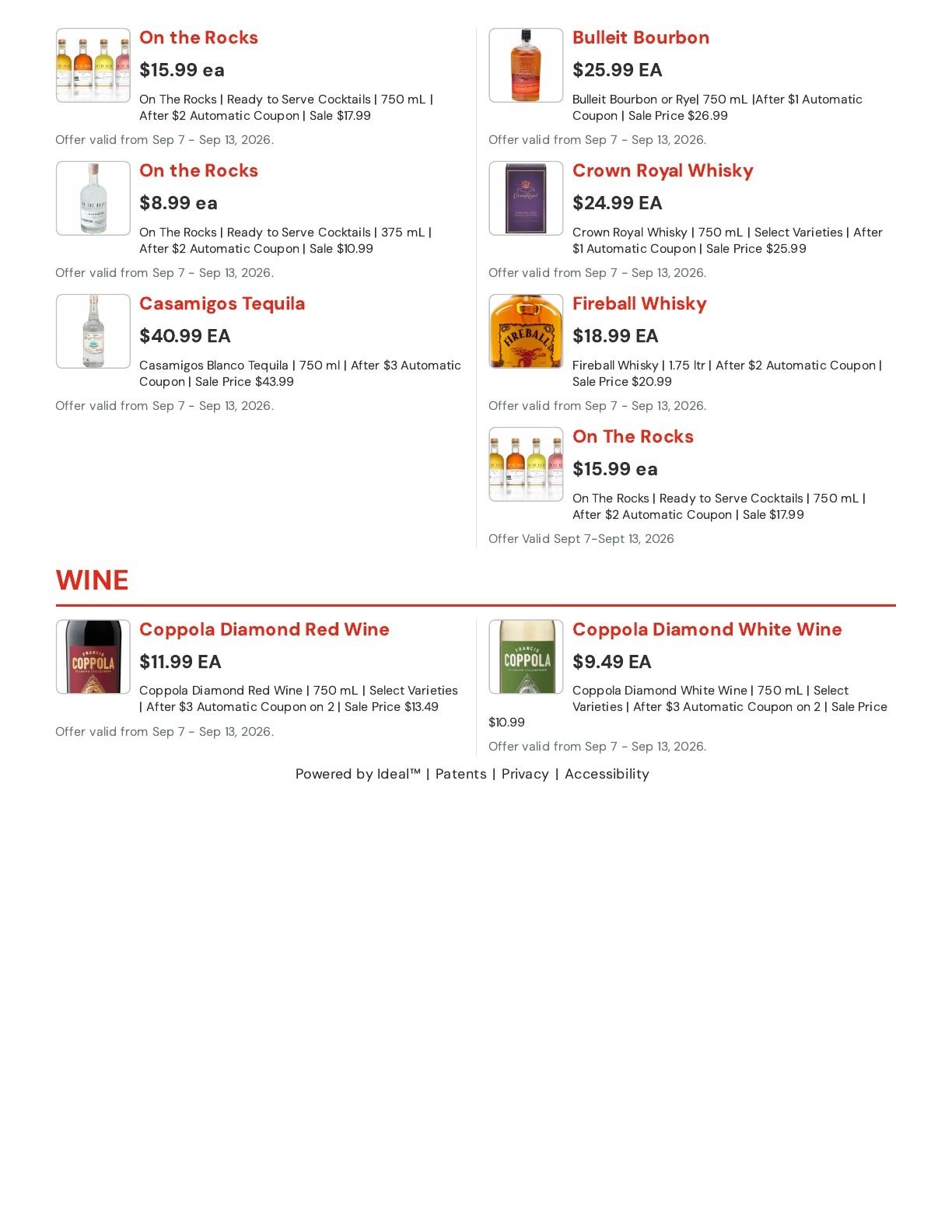 Hansen's IGA (Bangor, WI) Weekly Ad September 7 - 13, 2026