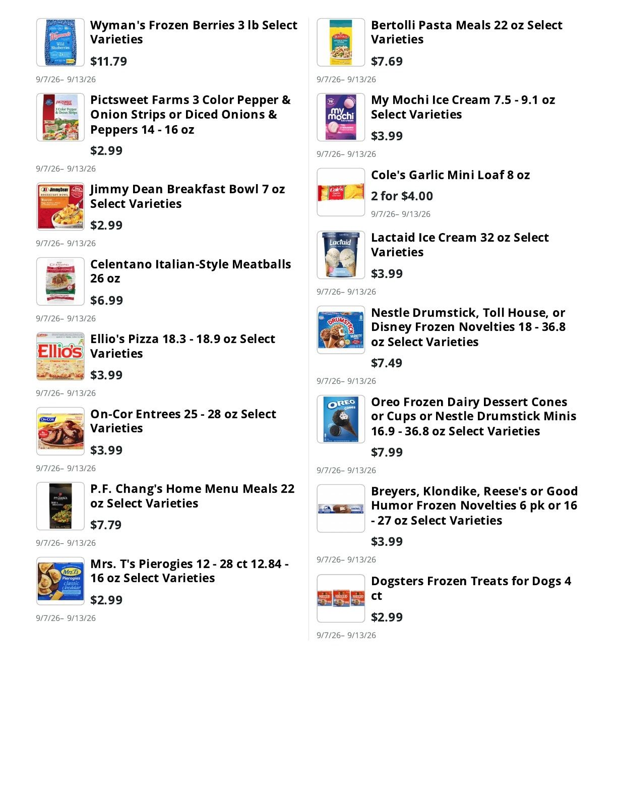 Kingdom Market Weekly Ad September 7 - 13, 2026