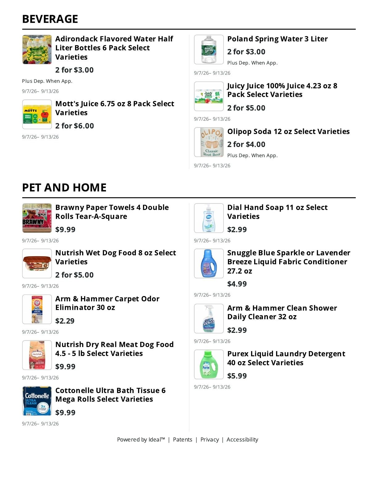 Kingdom Market Weekly Ad September 7 - 13, 2026