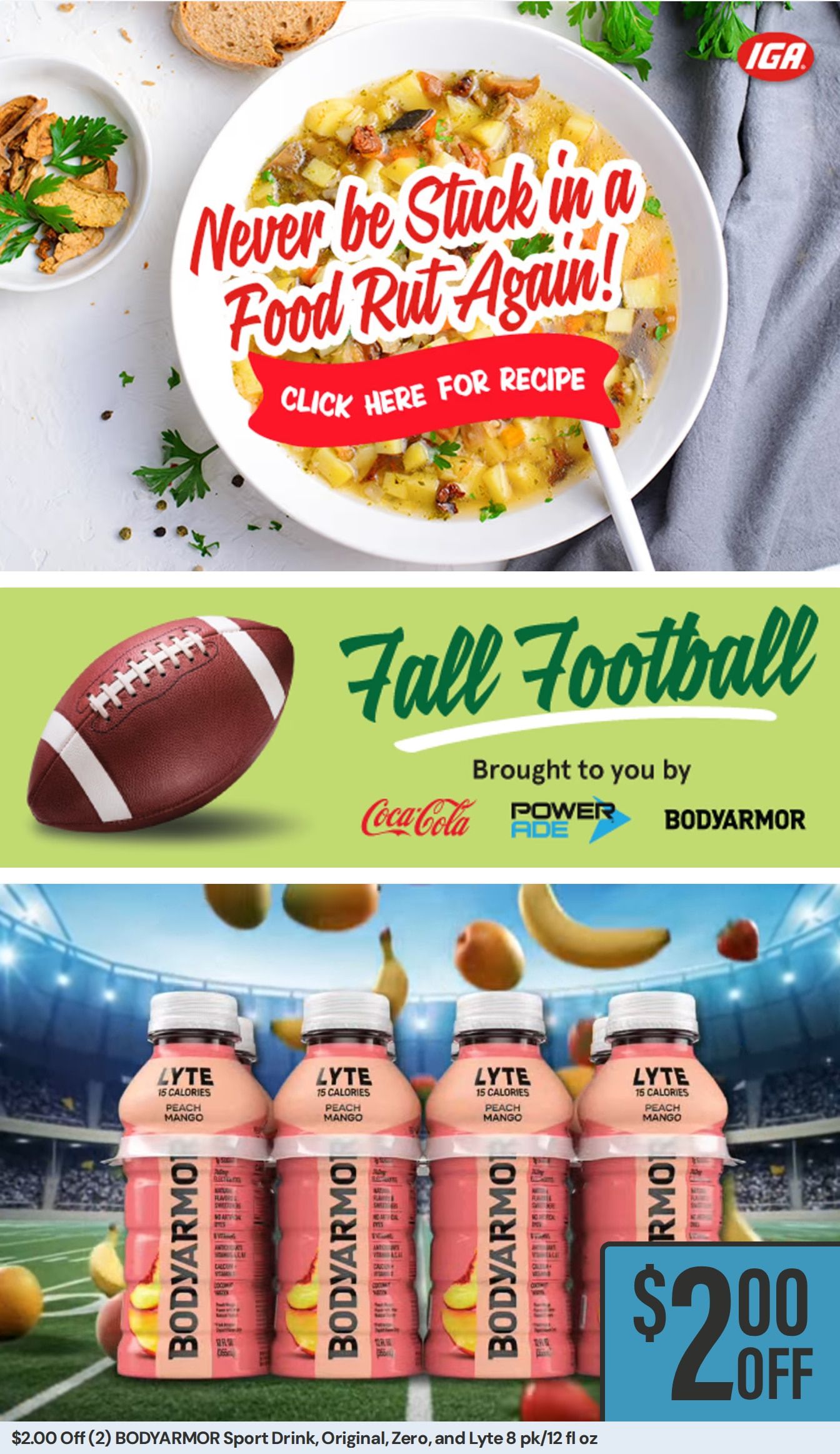 Buffalo Shoals IGA Weekly Ad September 7 - 20, 2026