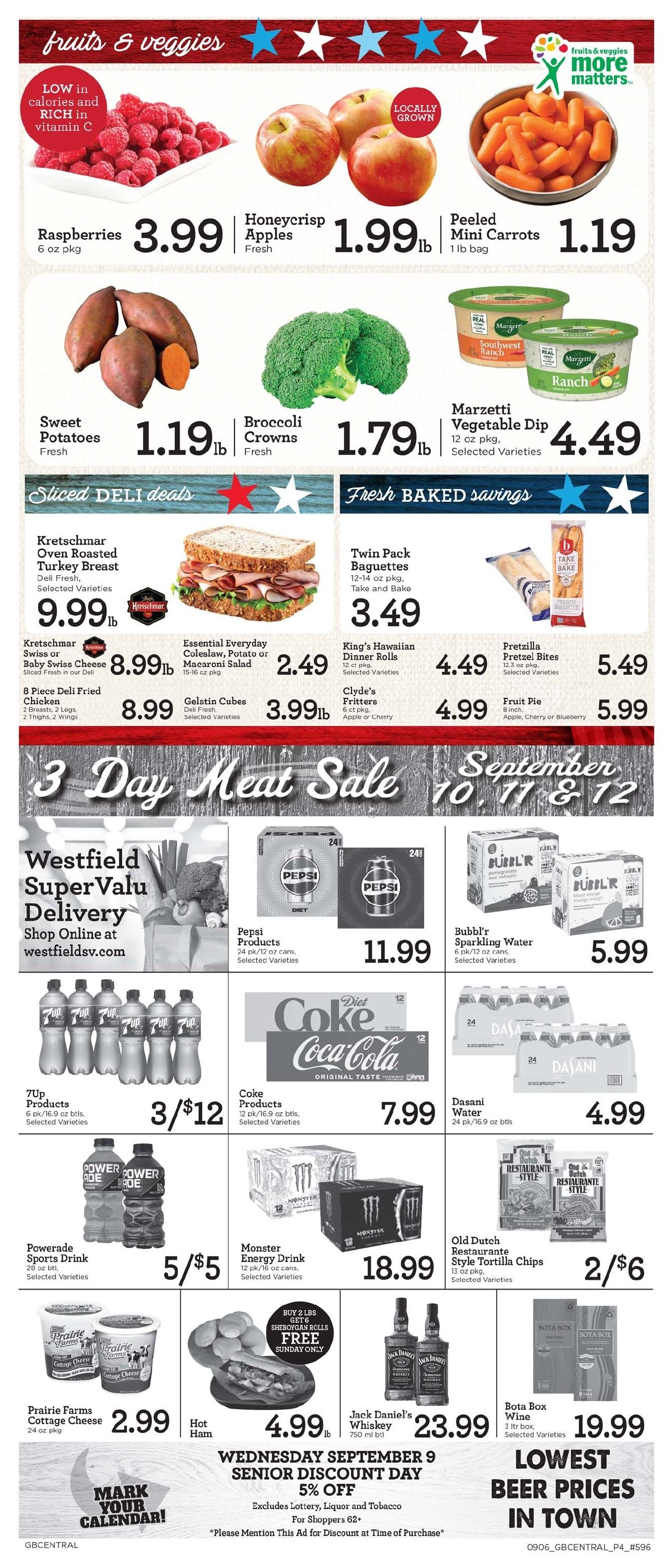Westfield Supervalu Weekly Ad September 7 - 13, 2026