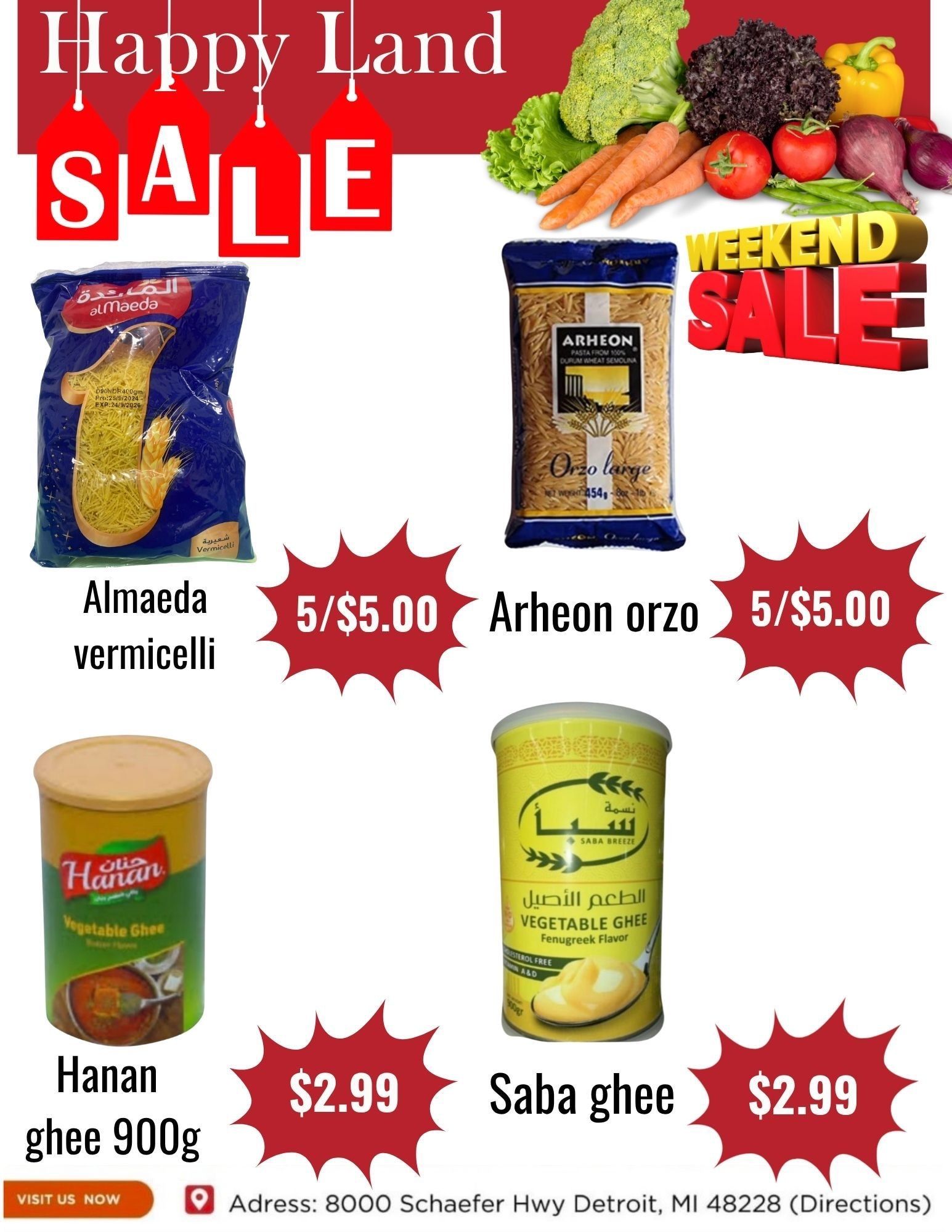 Happy Land Market (8000 Schaefer Highway, Detroit, MI) Weekly Ad September 7 - 7, 2026