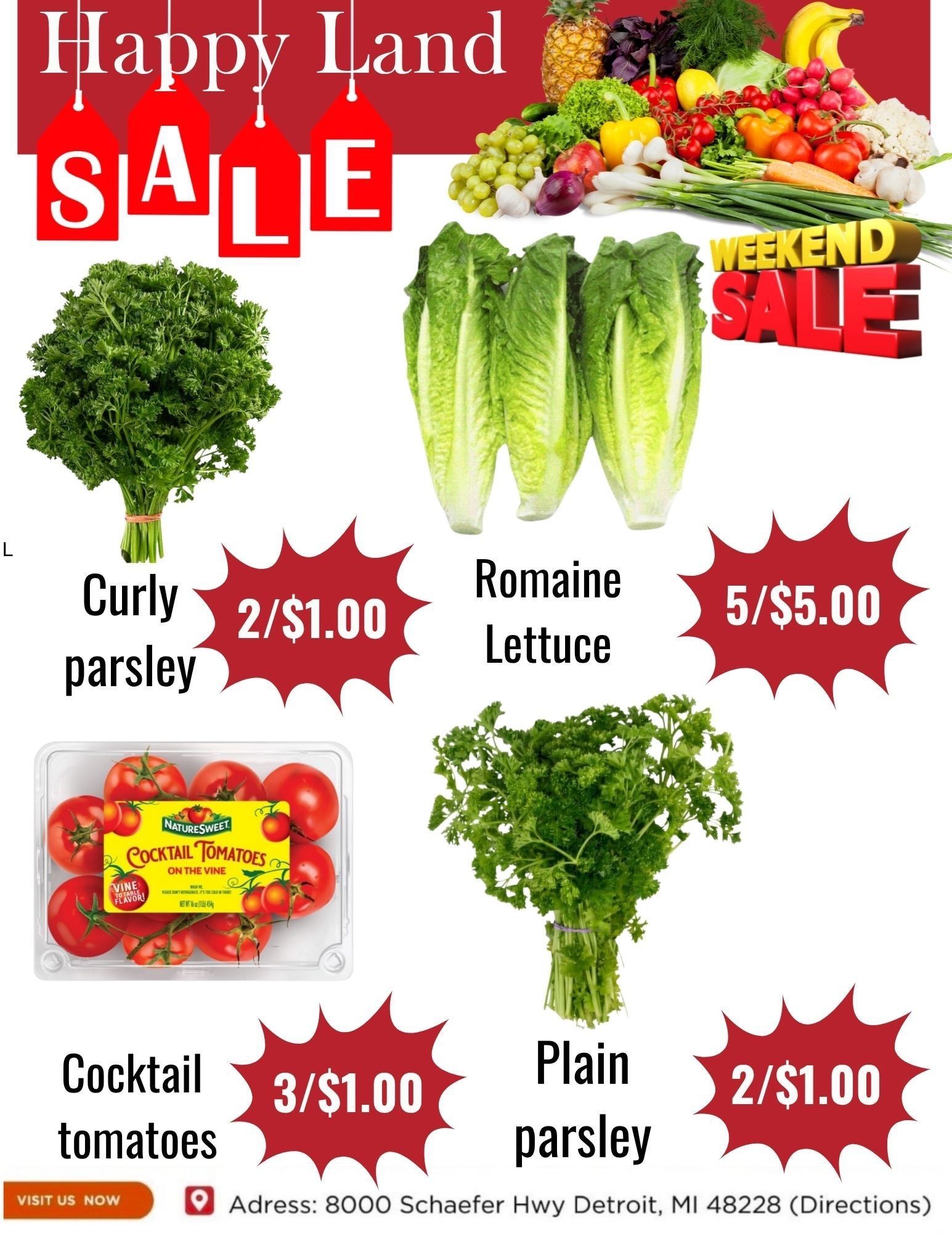 Happy Land Market (8000 Schaefer Highway, Detroit, MI) Weekly Ad September 7 - 7, 2026