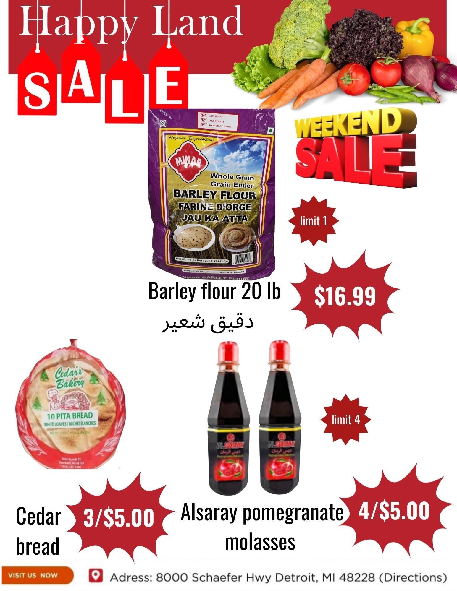 Happy Land Market (8000 Schaefer Highway, Detroit, MI) Weekly Ad September 7 - 7, 2026