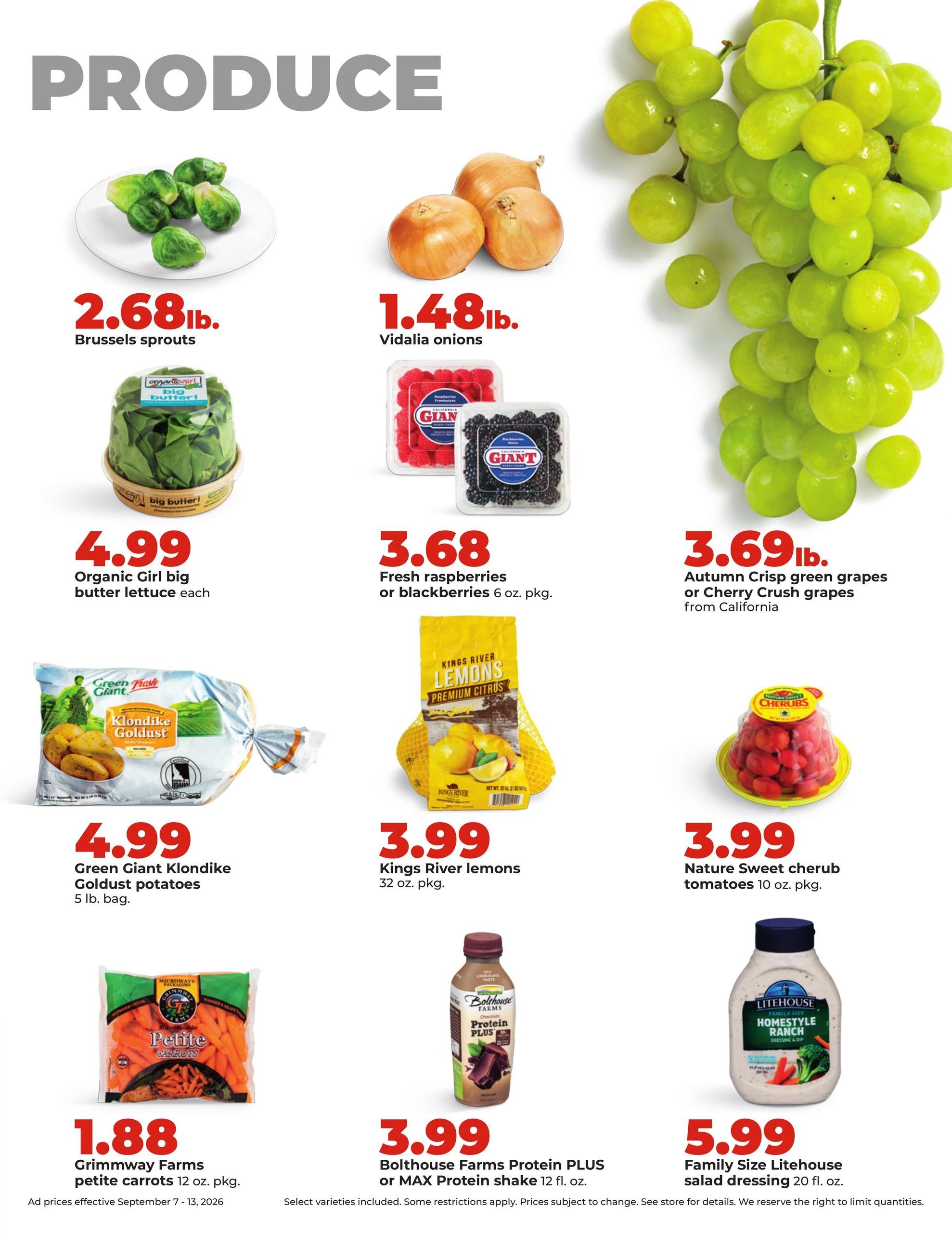 Hy-Vee (Cedar Rapids Area, IA) Weekly Ad September 7 - 13, 2026