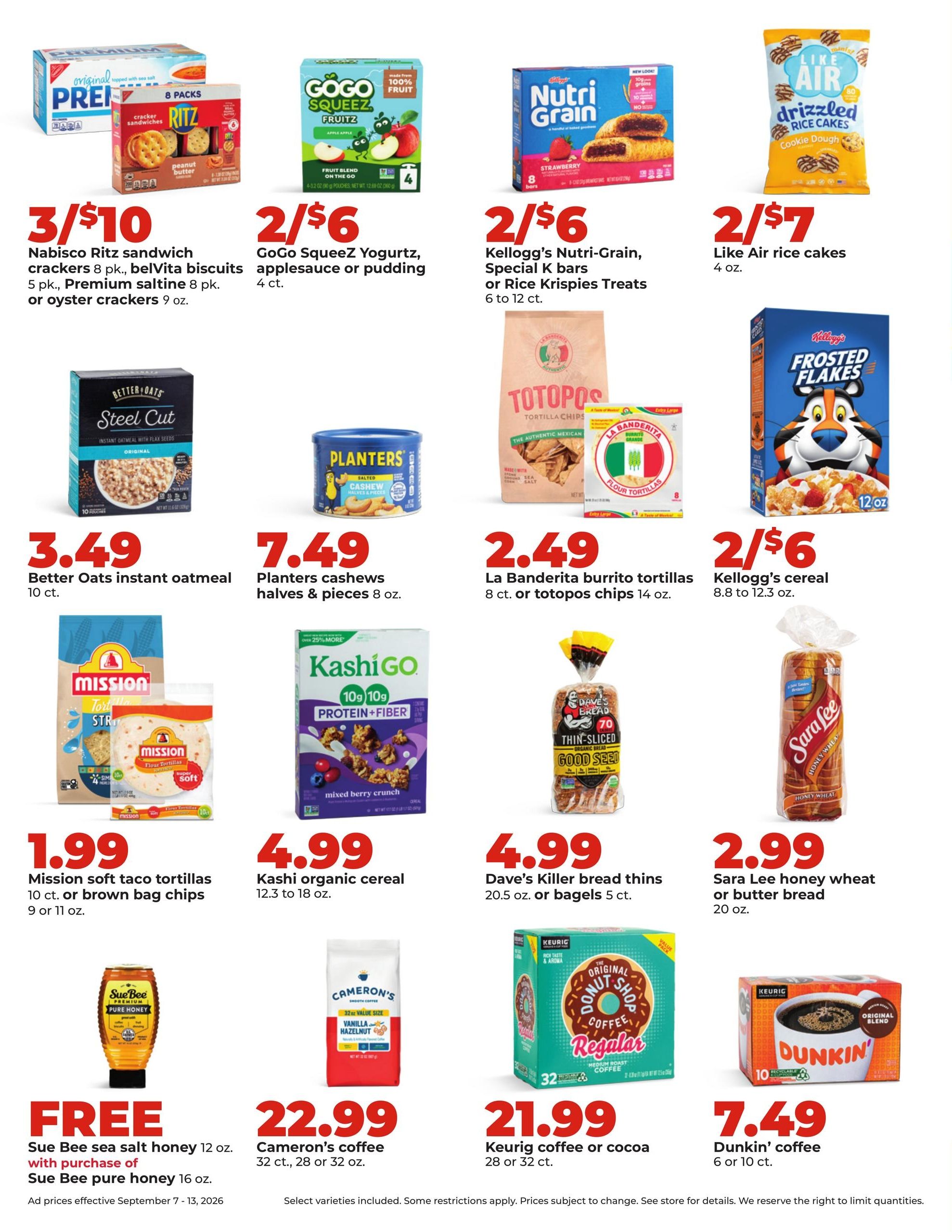 Hy-Vee (Cedar Rapids Area, IA) Weekly Ad September 7 - 13, 2026