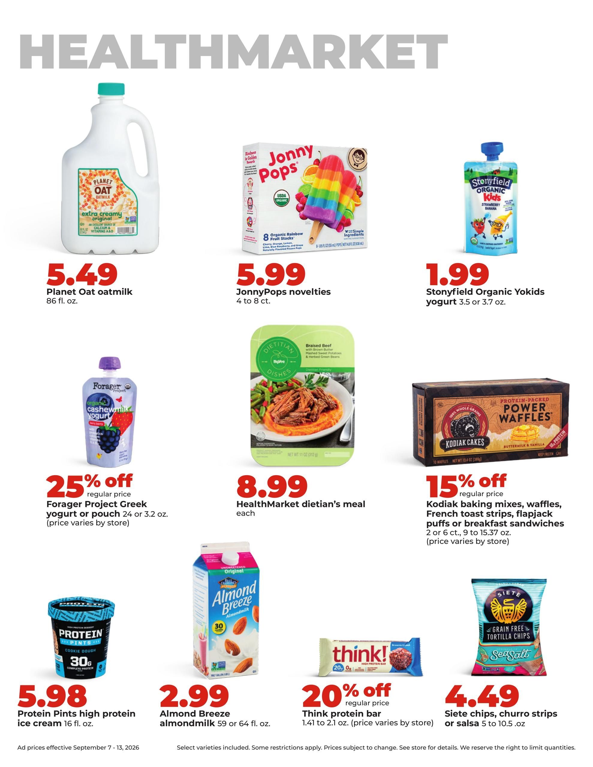 Hy-Vee (Cedar Rapids Area, IA) Weekly Ad September 7 - 13, 2026