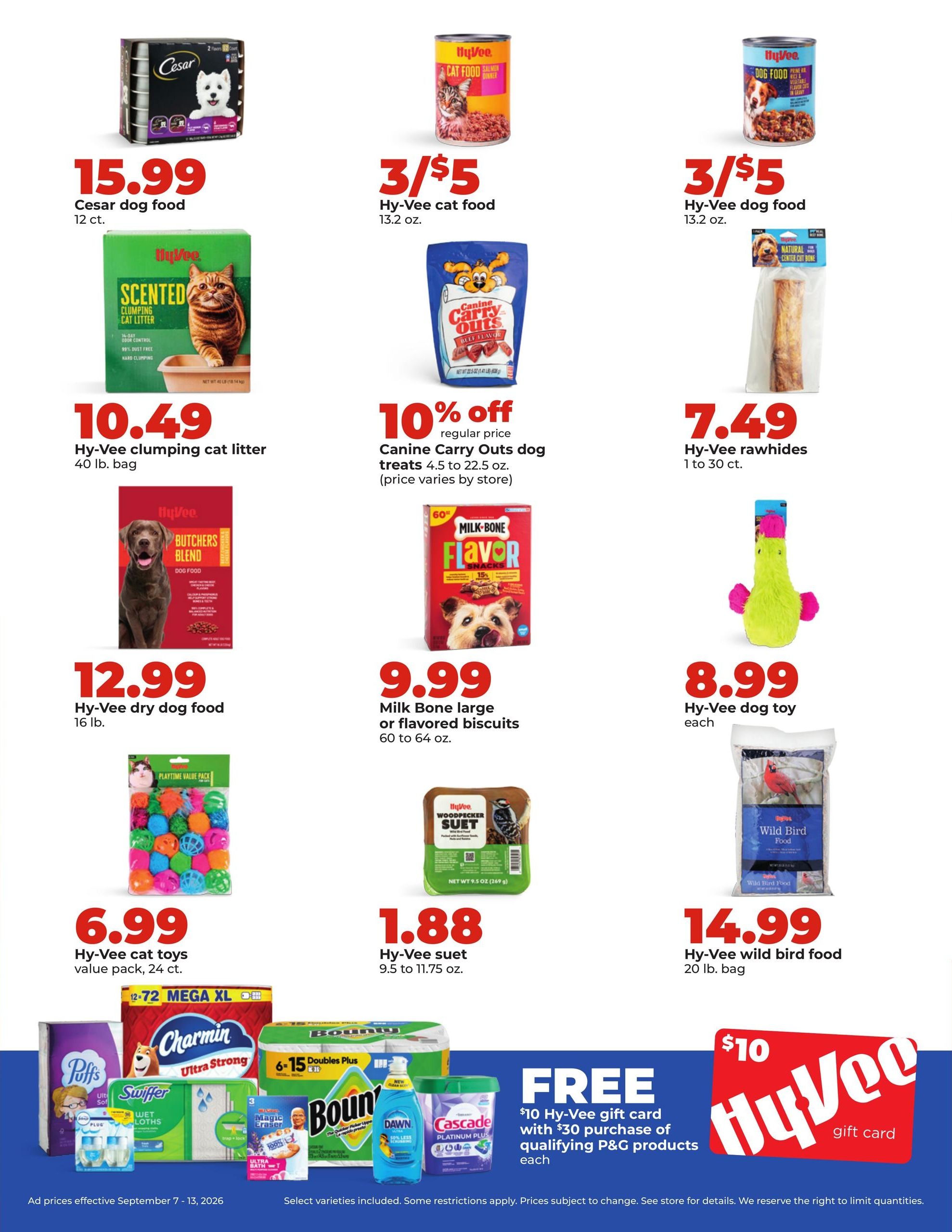 Hy-Vee (Cedar Rapids Area, IA) Weekly Ad September 7 - 13, 2026
