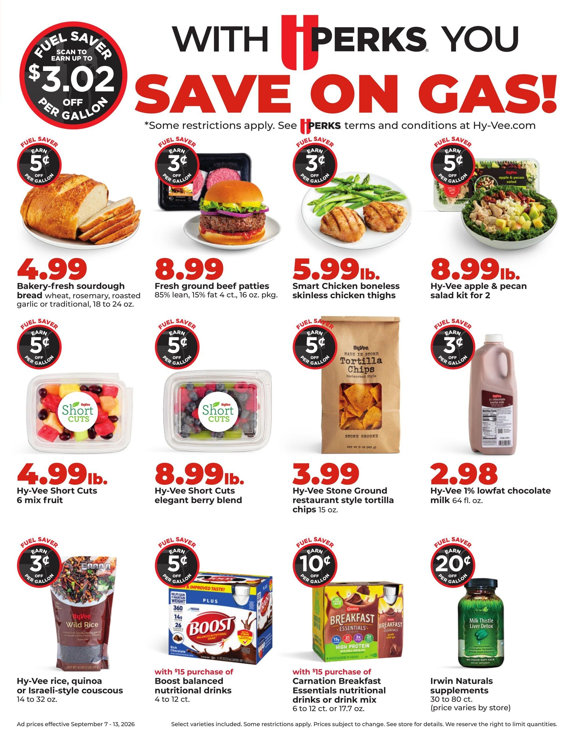 Hy-Vee (Cedar Rapids Area, IA) Weekly Ad September 7 - 13, 2026