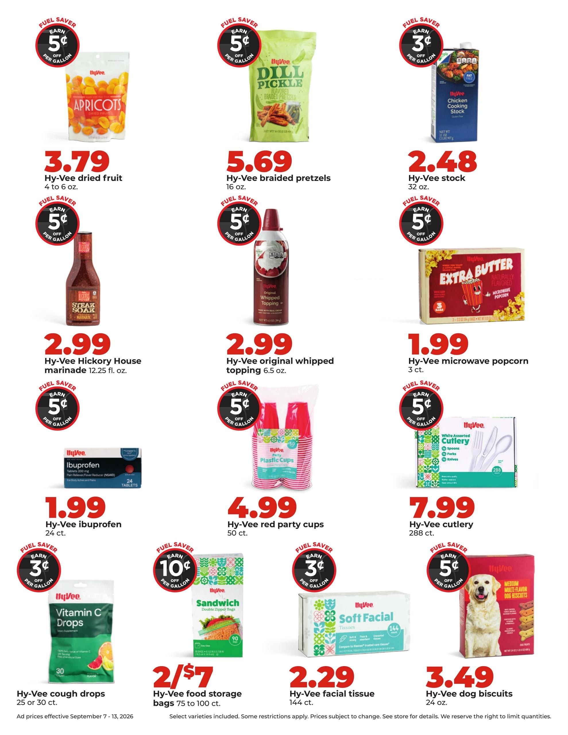Hy-Vee (Cedar Rapids Area, IA) Weekly Ad September 7 - 13, 2026