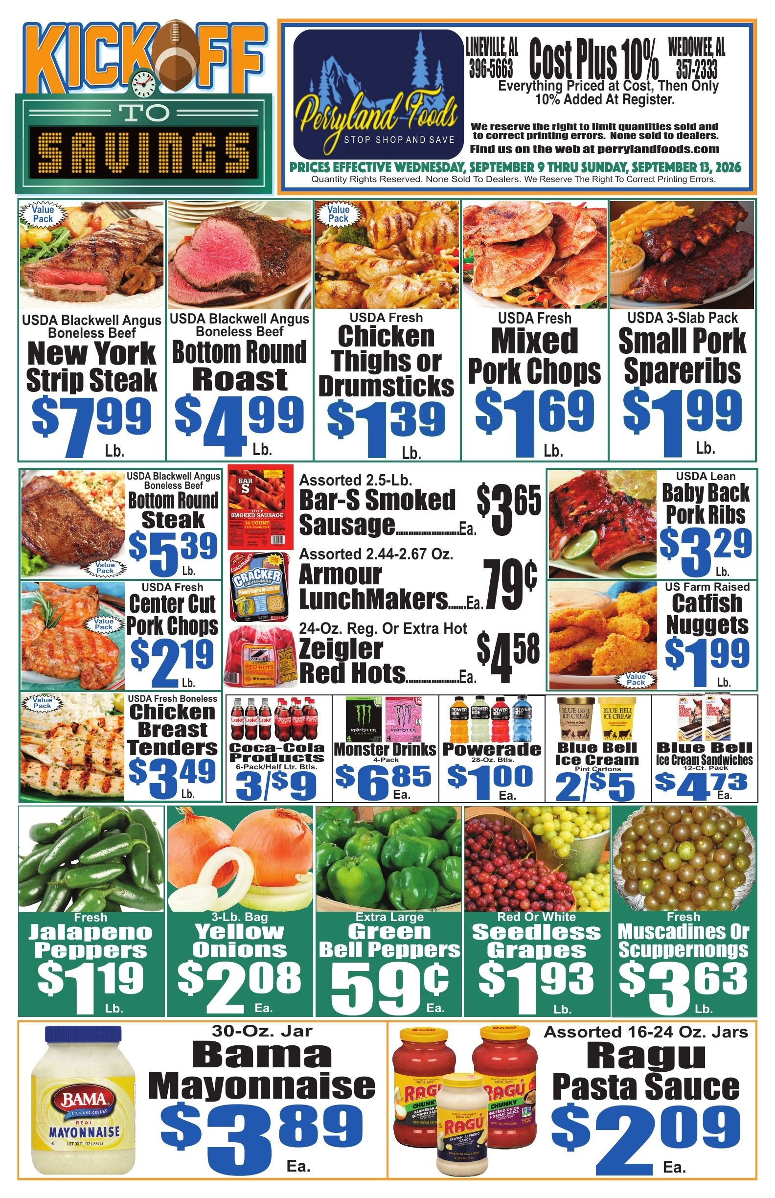 Perryland Foods Weekly Ad September 9 - 13, 2026