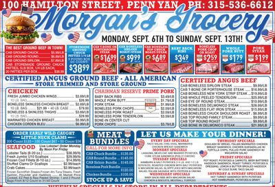 Morgan's Grocery Weekly Ad September 6 - 13, 2026