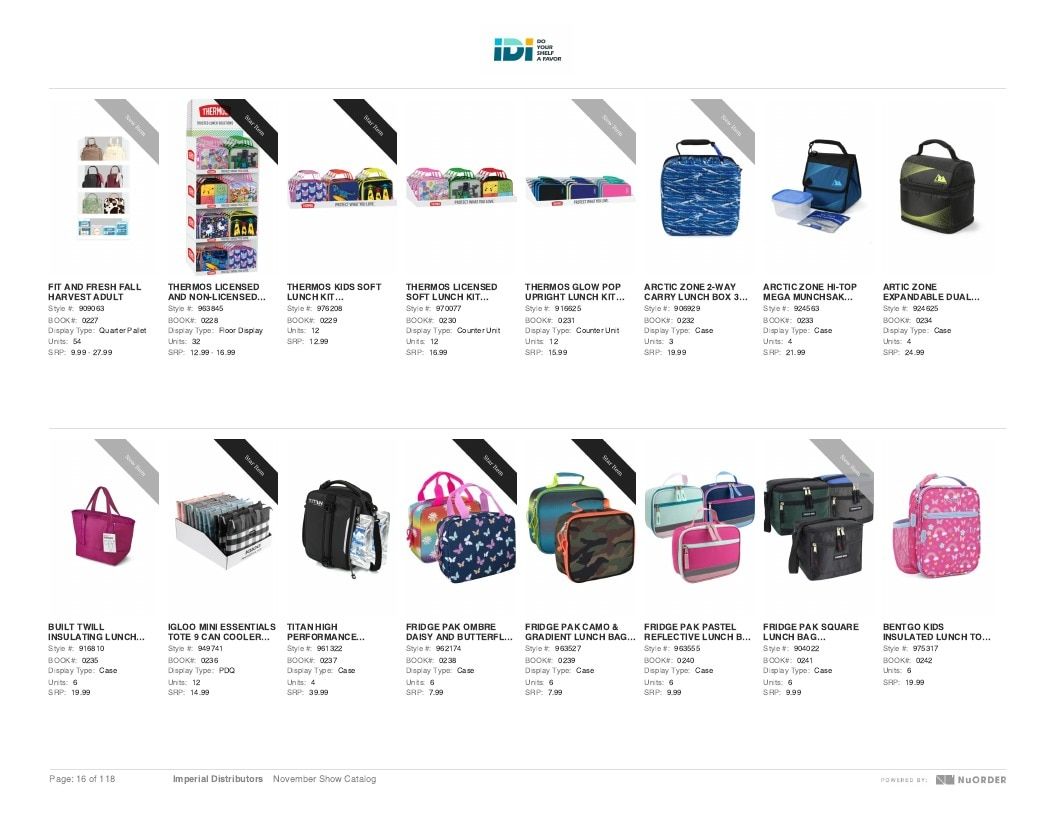 Imperial Distributors Back to School Halloween and Fall Catalog Weekly Ad January 1 - December 31, 2026