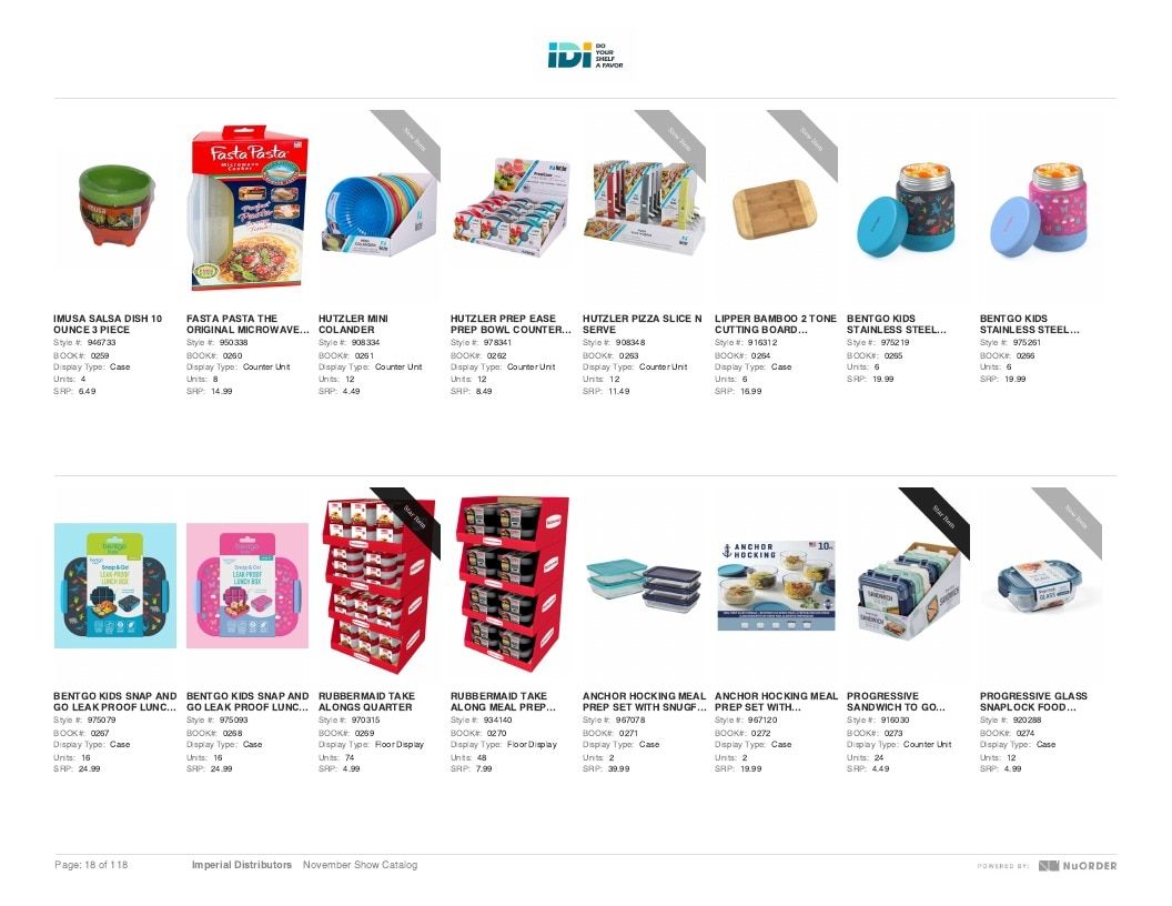 Imperial Distributors Back to School Halloween and Fall Catalog Weekly Ad January 1 - December 31, 2026