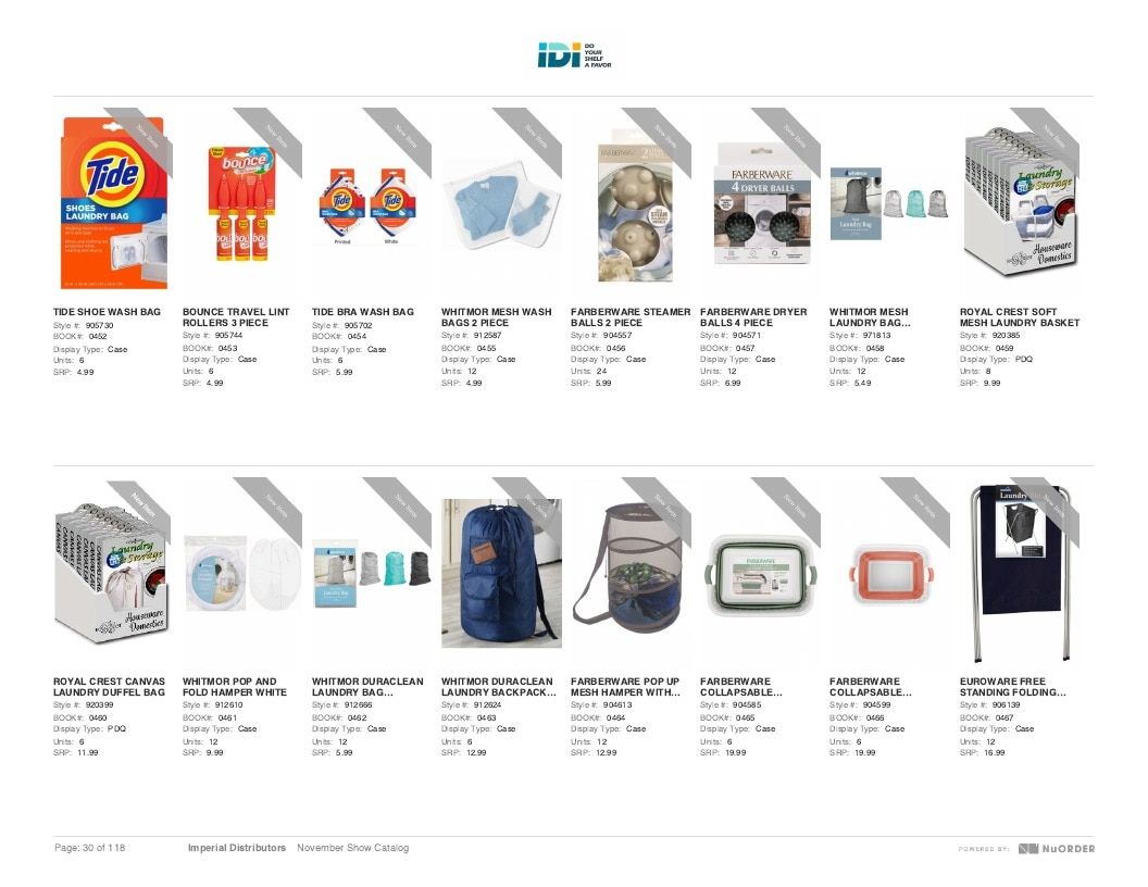 Imperial Distributors Back to School Halloween and Fall Catalog Weekly Ad January 1 - December 31, 2026