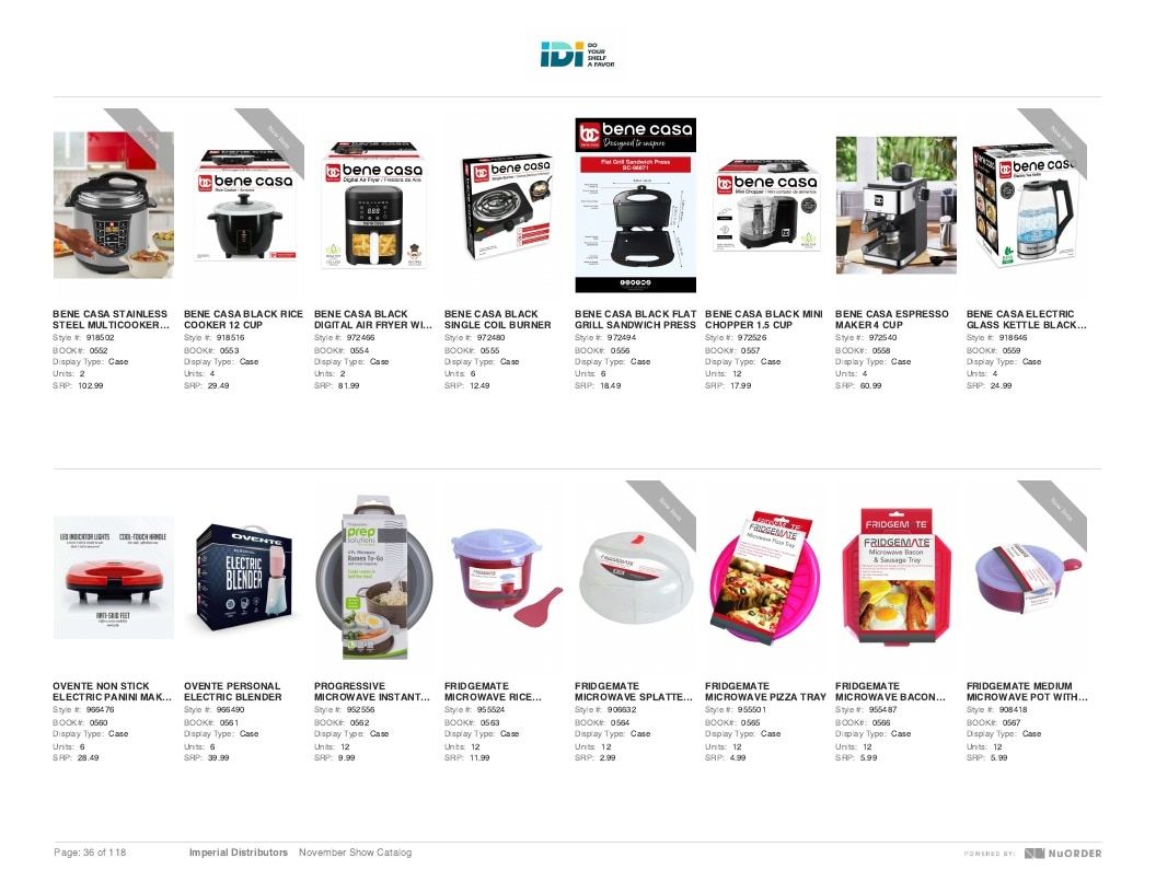 Imperial Distributors Back to School Halloween and Fall Catalog Weekly Ad January 1 - December 31, 2026