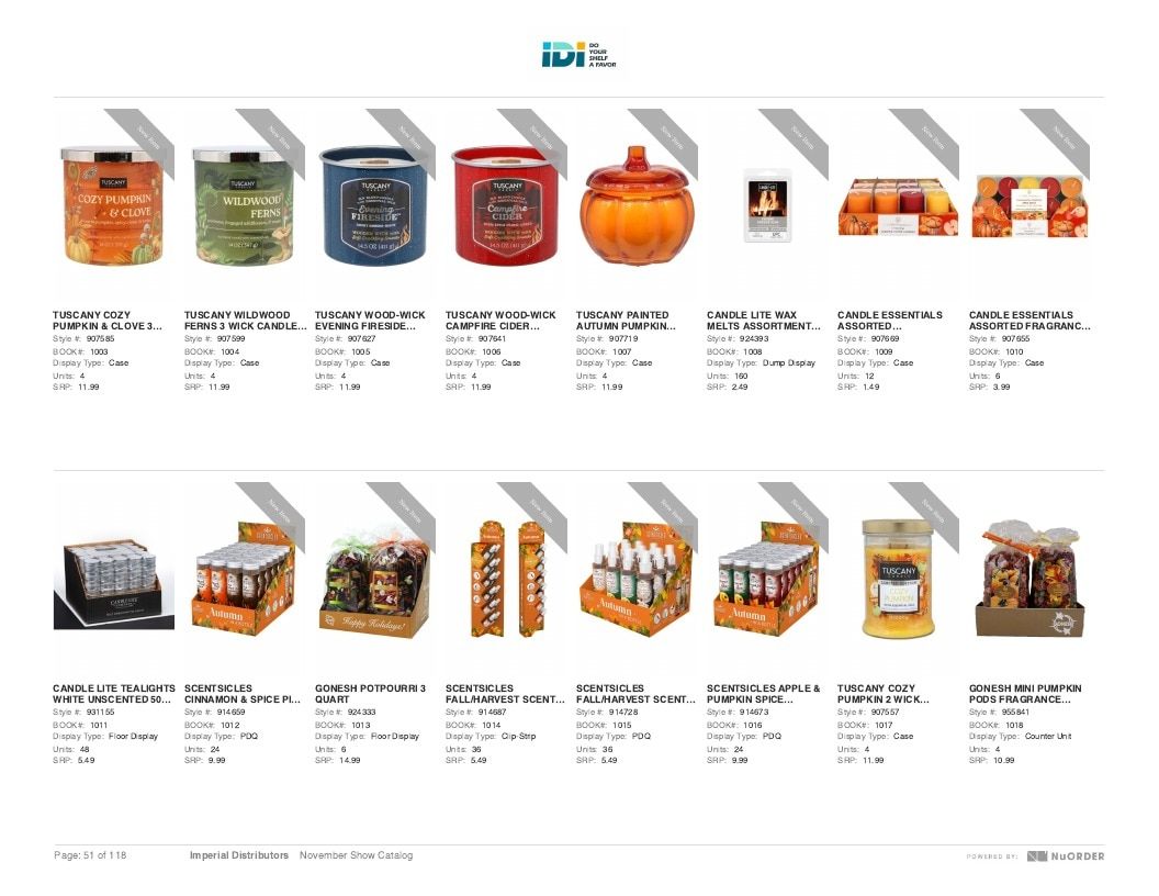 Imperial Distributors Back to School Halloween and Fall Catalog Weekly Ad January 1 - December 31, 2026