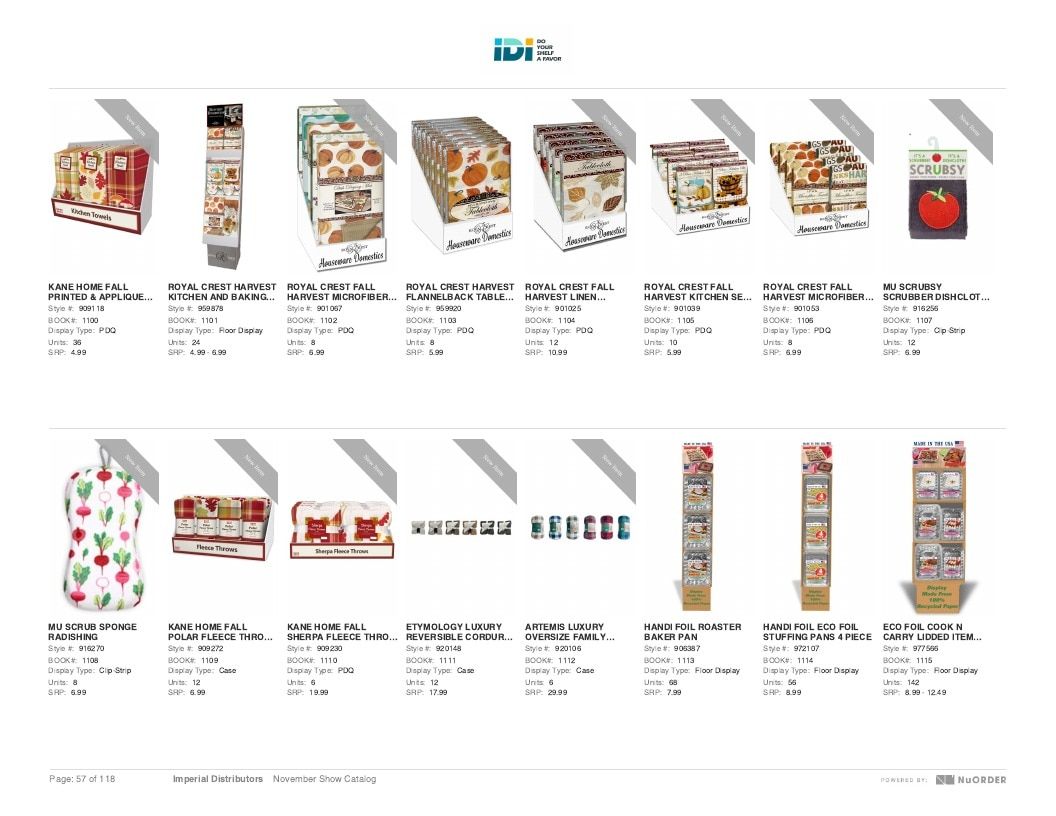 Imperial Distributors Back to School Halloween and Fall Catalog Weekly Ad January 1 - December 31, 2026