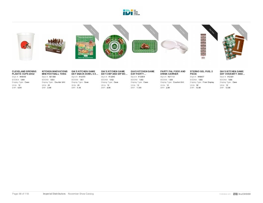 Imperial Distributors Back to School Halloween and Fall Catalog Weekly Ad January 1 - December 31, 2026