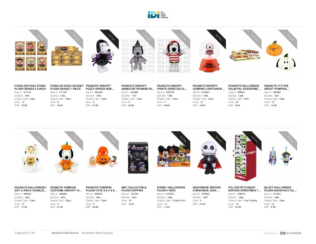 Imperial Distributors Back to School Halloween and Fall Catalog Weekly Ad January 1 - December 31, 2026
